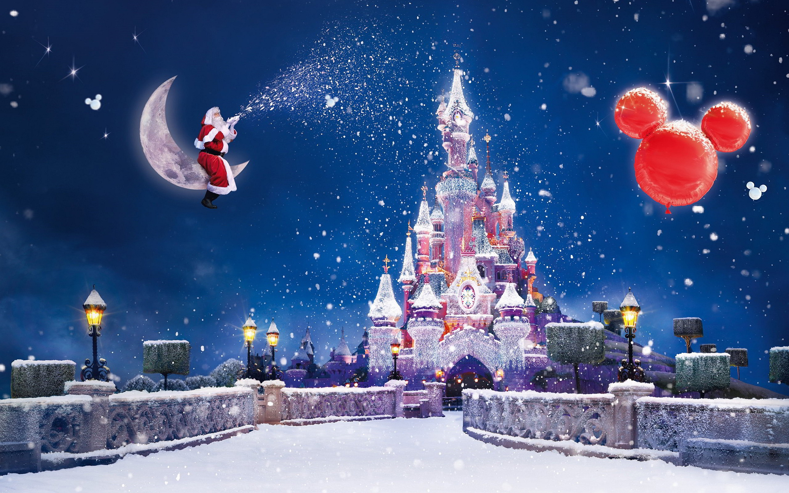 2560x1600 Net Christmas is magic at Disney ...