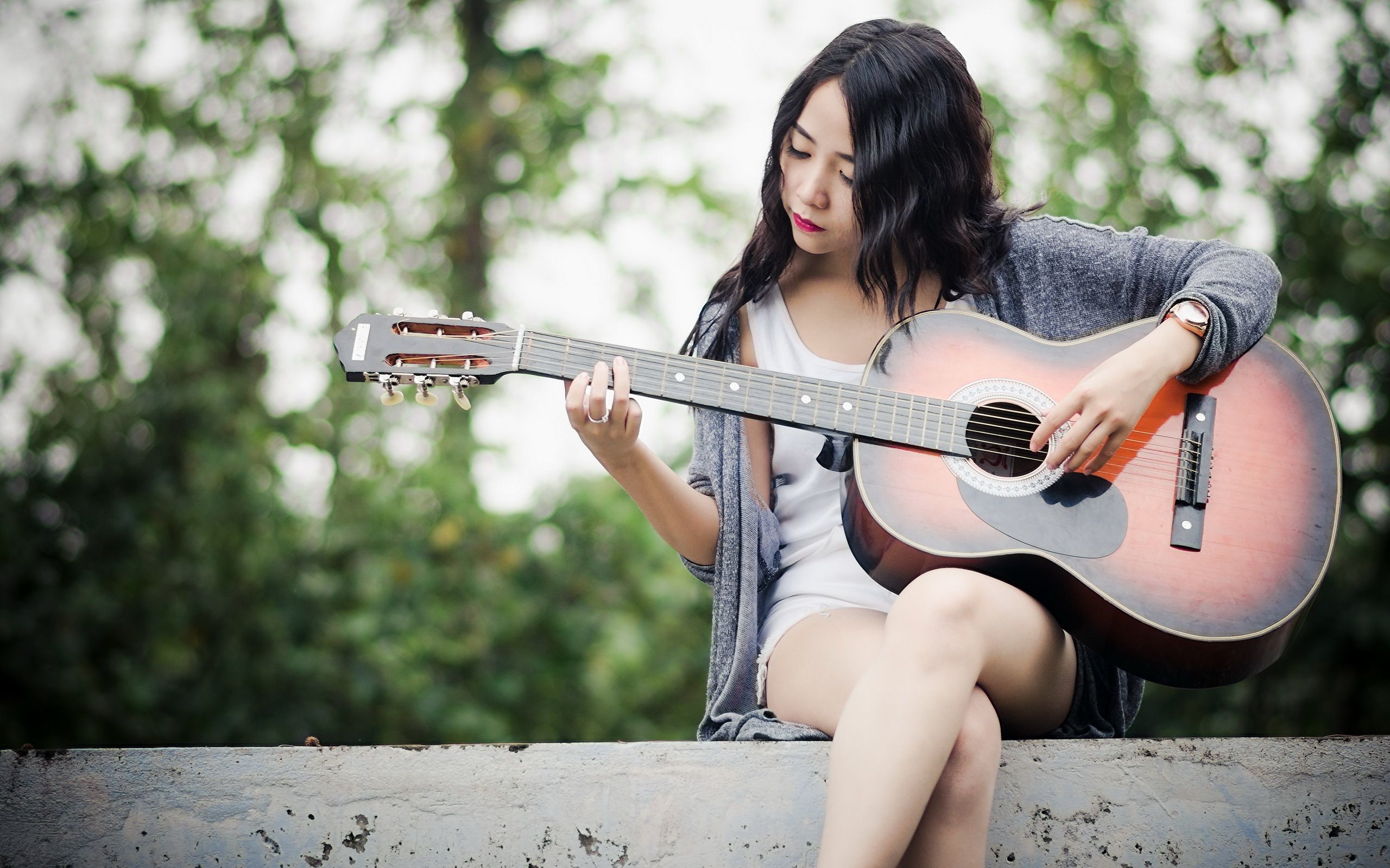 2560x1600 ... with a guitar HD Wallpaper 
