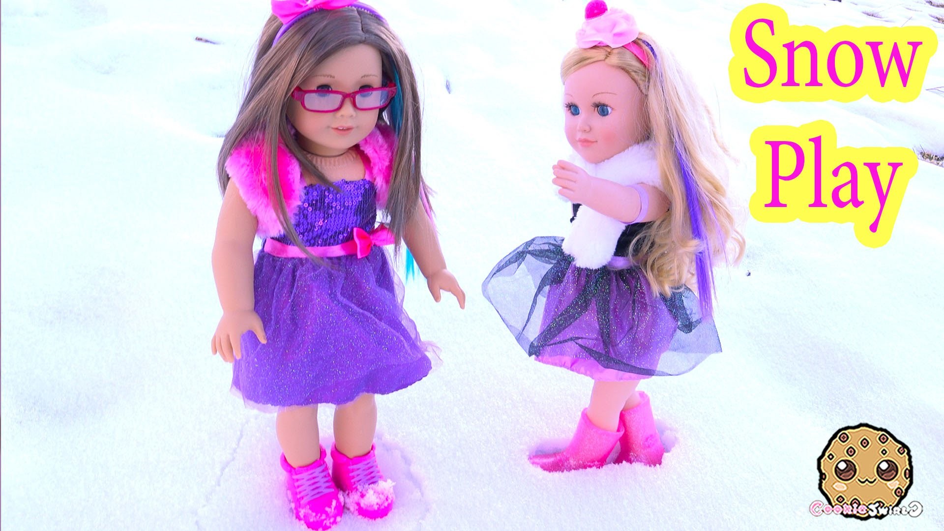 1920x1080 Snow Play Boots + Dresses Clothing Review for American Girl + My Life As  Cupcake Baker Doll - YouTube