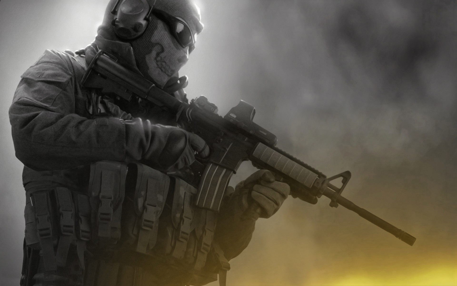 1920x1200 ... Call Duty Modern Warfare 2 - Mitchell Ciotti Photo Collection Ghost  Wallpaper Mw2 Images ...
