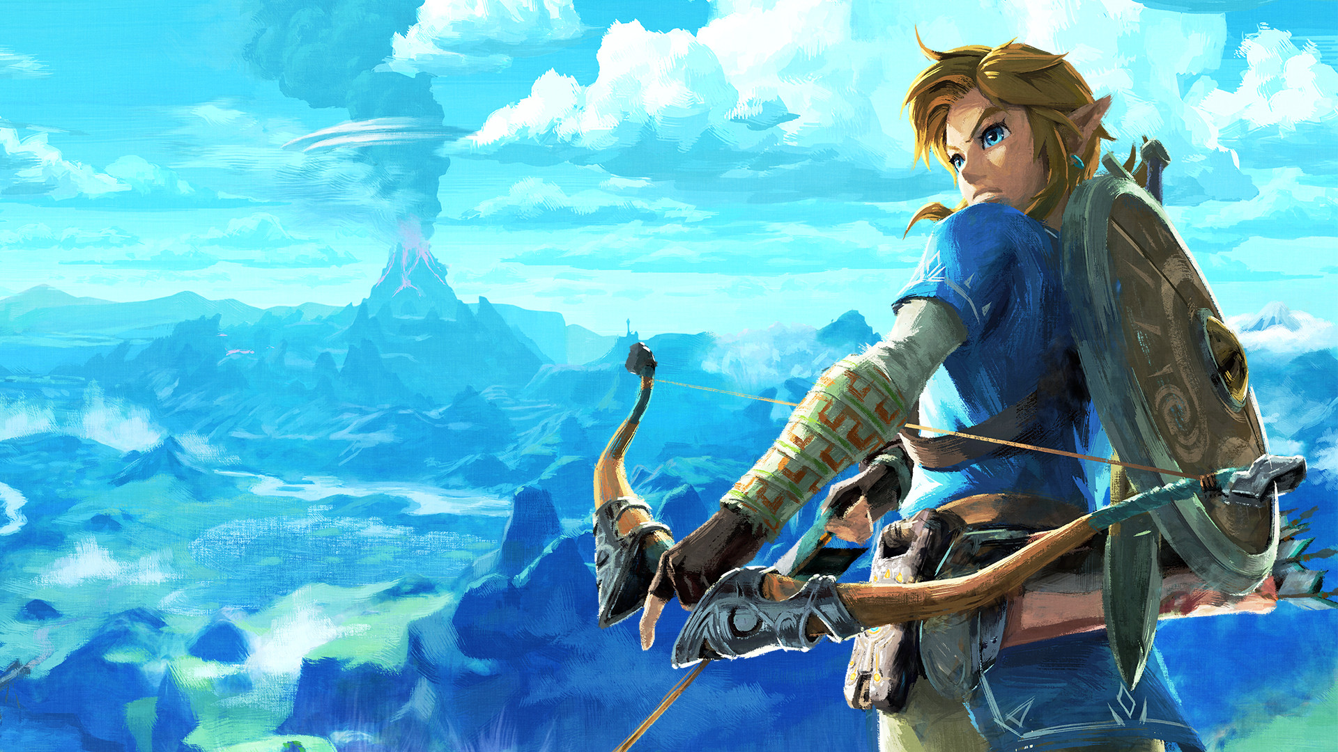 1920x1080 Even though they lack the "Happy Birthday" branding that has been a part of  every other wallpaper this week, this Breath of the Wild design is indeed  part ...
