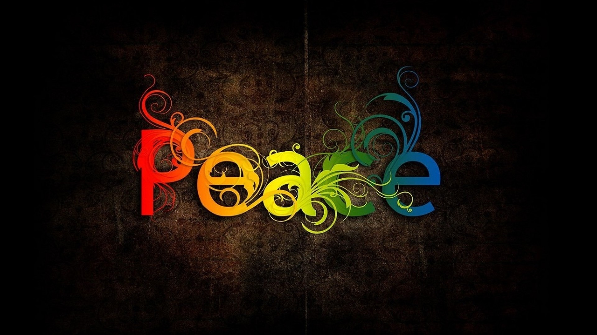 1920x1080 Colorful Peace Wallpaper Wide