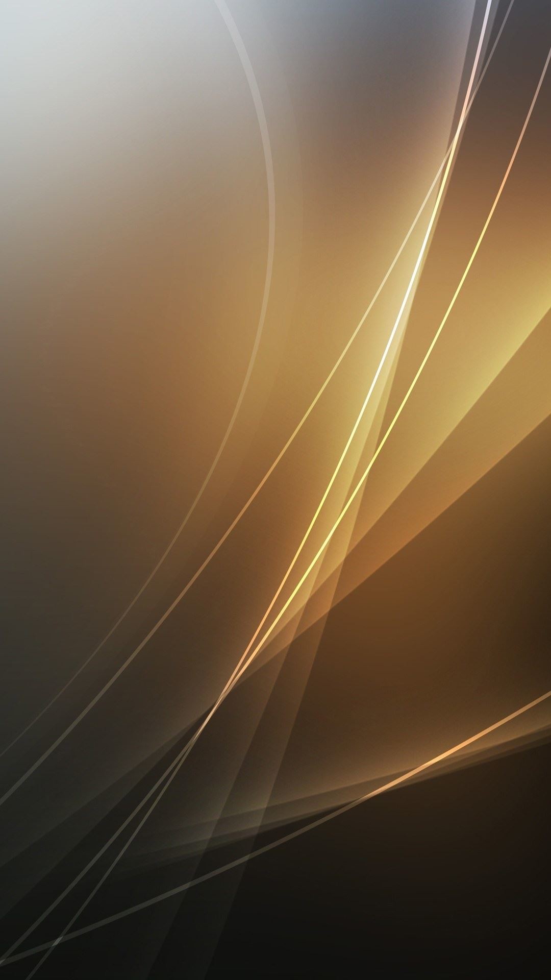 1080x1920 Abstract Golden Light Lines Android Wallpaper