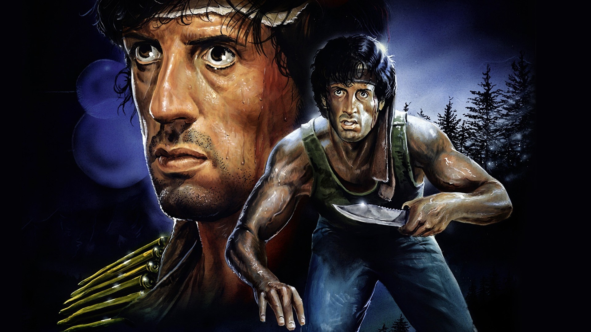 1920x1080 Wallpapers Rambo Sylvester Stallone Warriors Knife Movies 