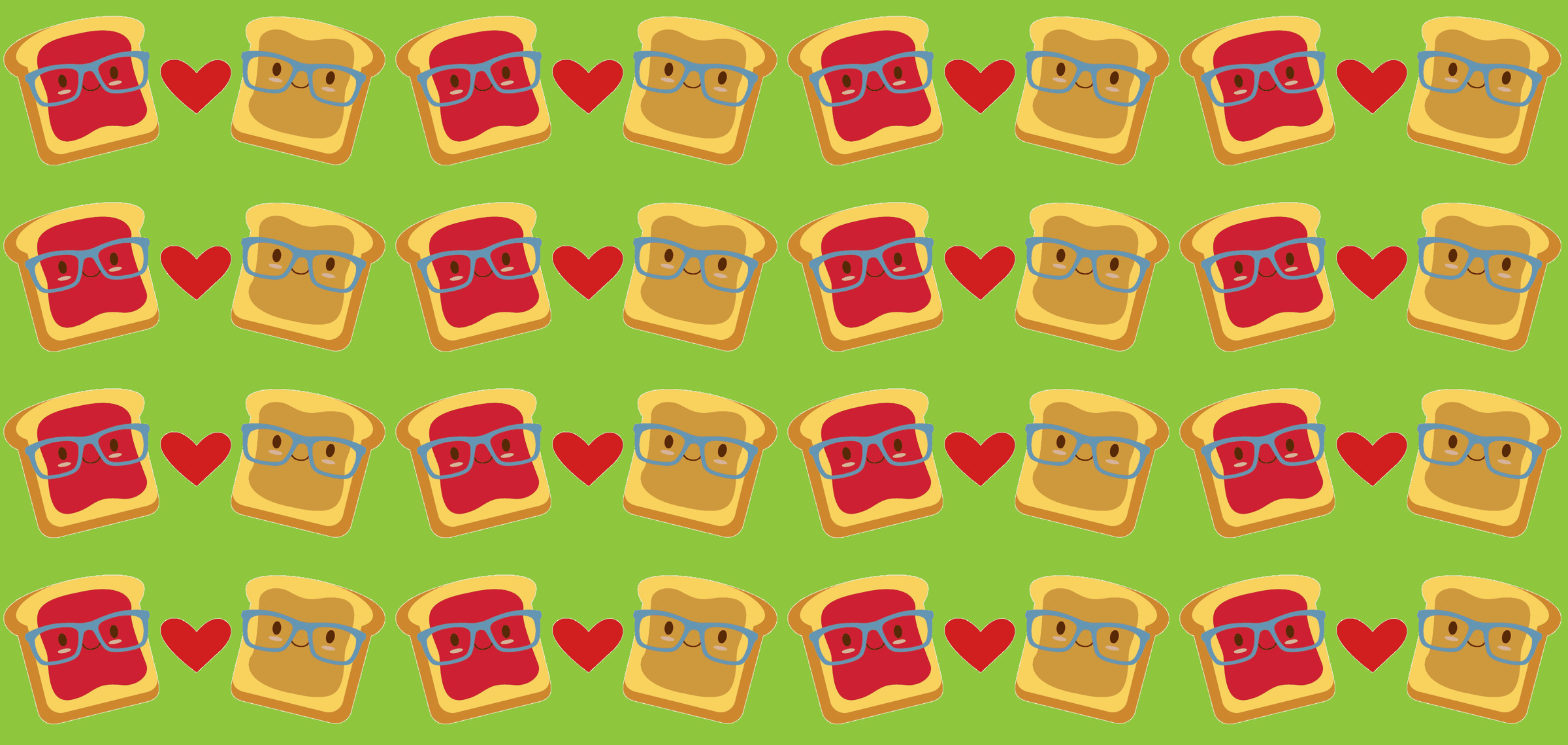 2400x1140 Smart peanut butter and jelly sandwich on green wallpaper spoonflower png   Peanut butter and jelly