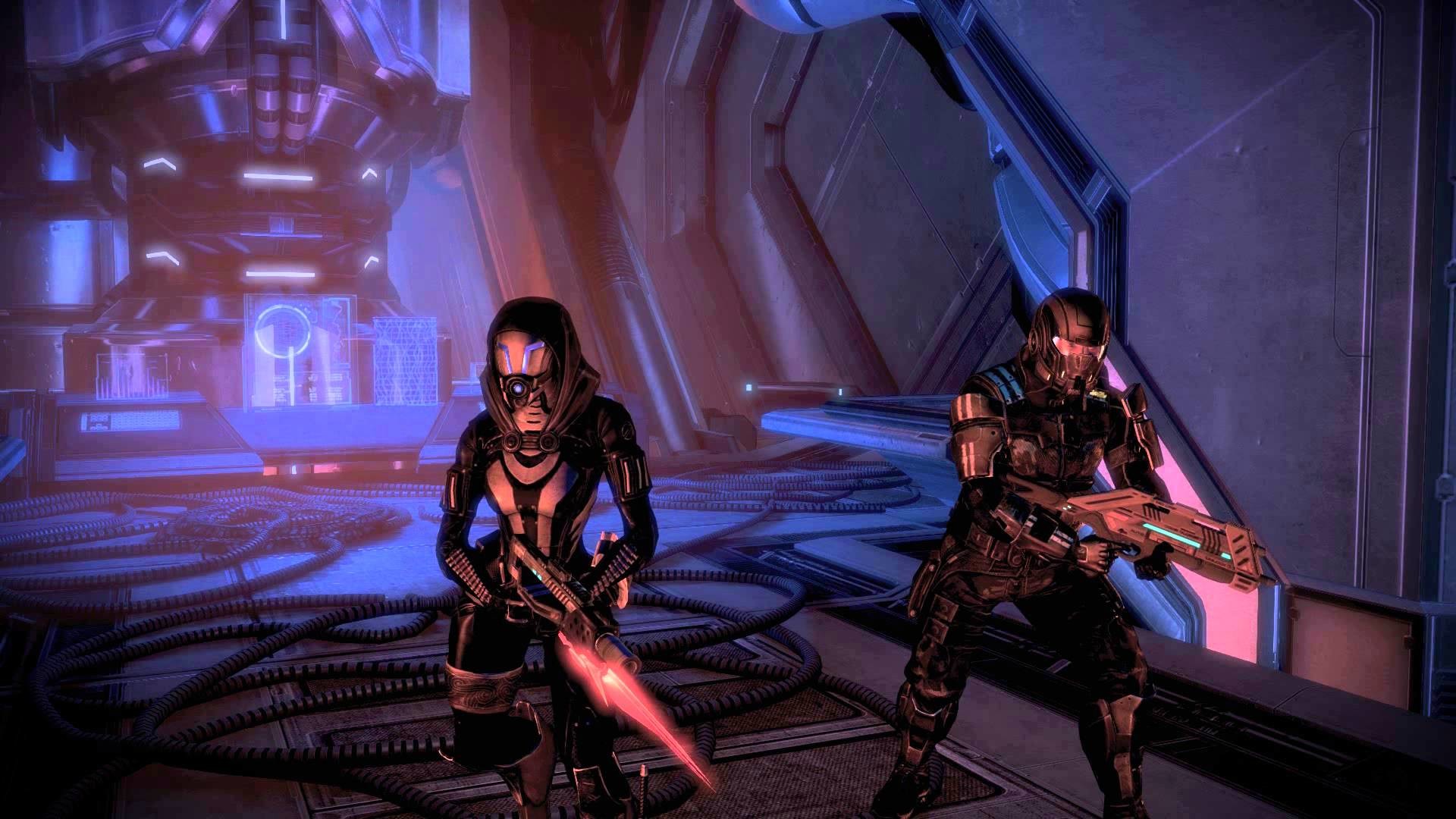 1920x1080 Mass Effect 3 Tali and Kaiden Ready for Battle Dreamscene Video Wallpaper