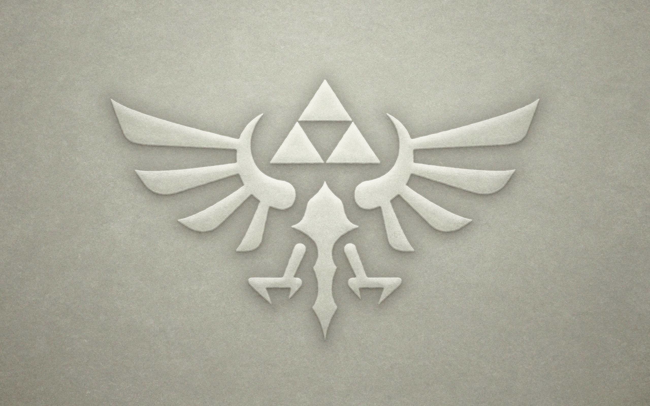 2560x1600 Found an awesome Hyrule Crest wallpaper!