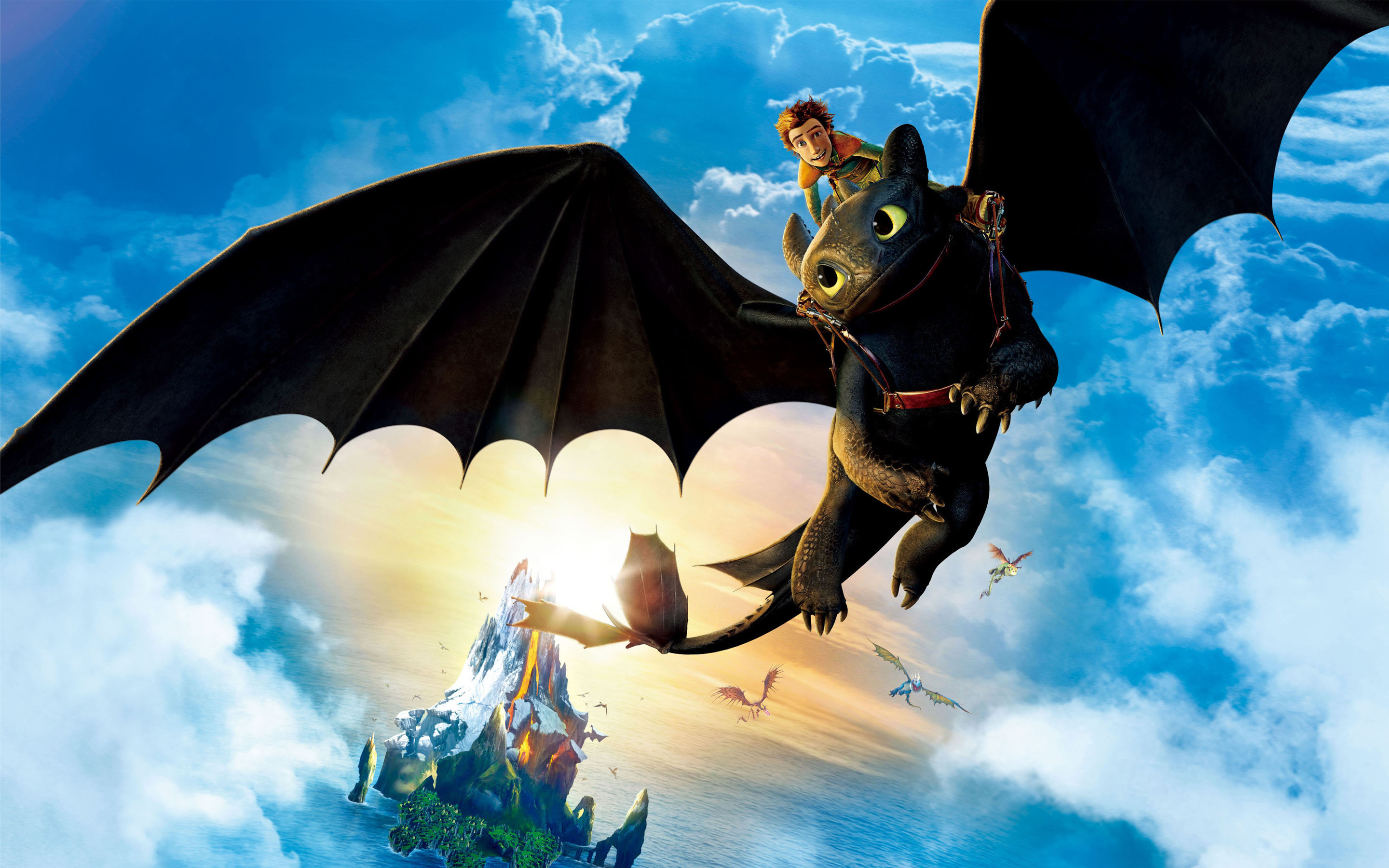 2880x1800 Filme - DrachenzÃ¤hmen leicht gemacht 2 Hiccup (How to Train Your Dragon)  Toothless (