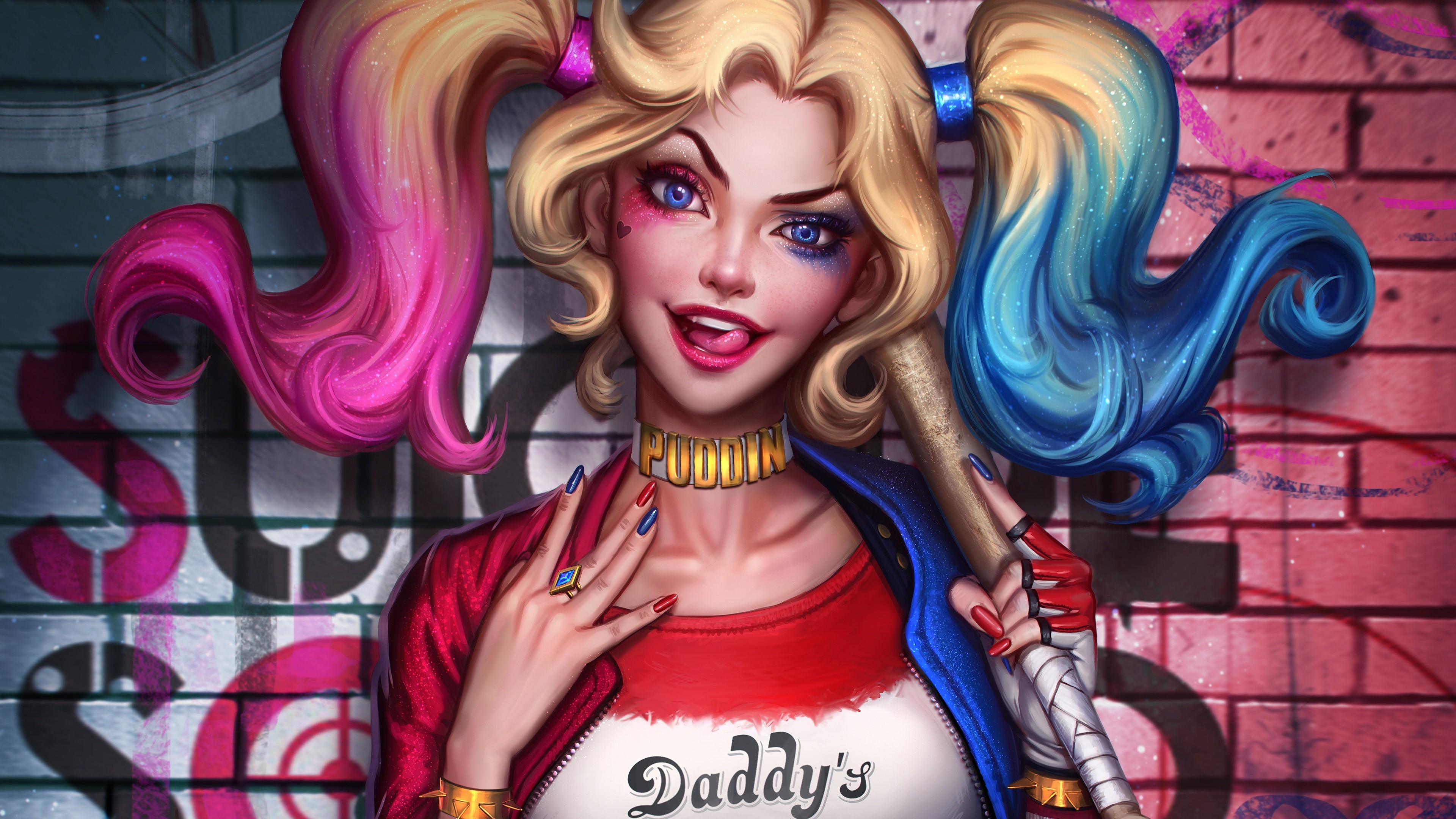 3840x2160 Harley Quinn, DC Comics heroes, Suicide Squad wallpaper
