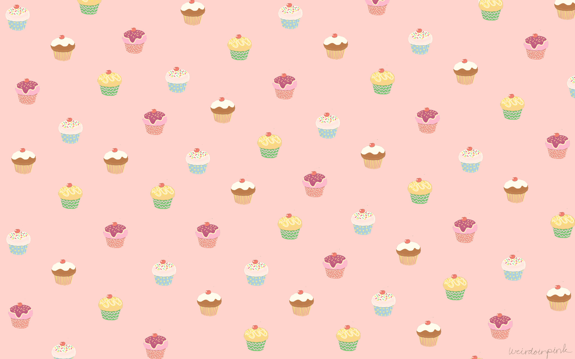 1920x1200 Cute Cartoon Cupcake Desktop Backgrounds. ‹
