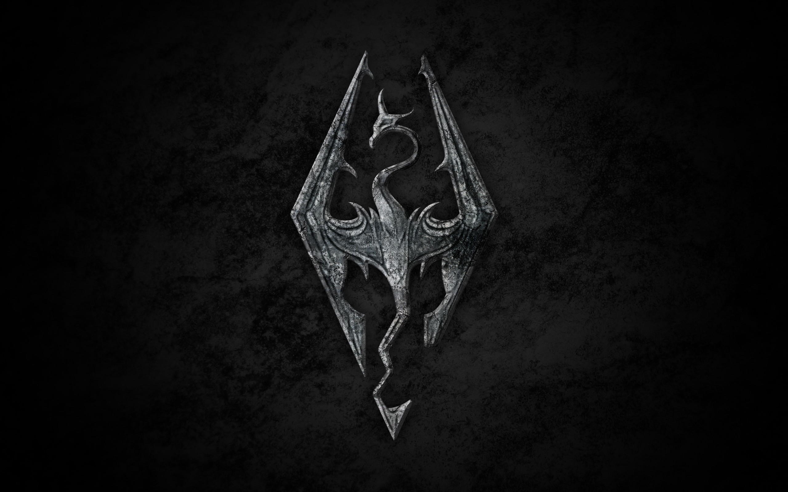 2560x1600 Skyrim Logo