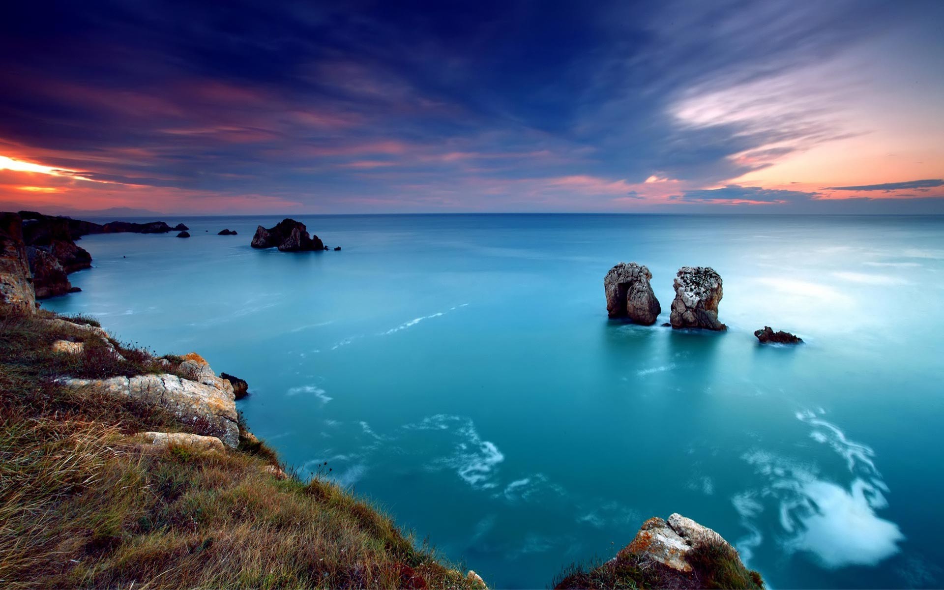 1920x1200 Awesome Sea And Cliffs Wallpapers