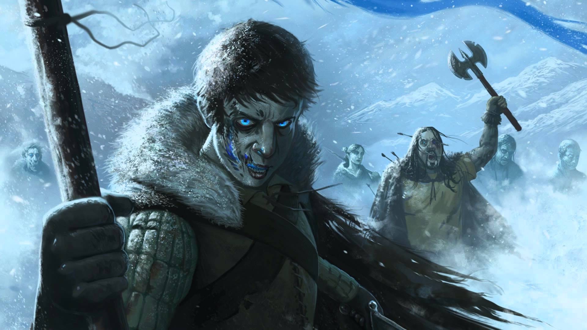 1920x1080 Game Of Thrones Song Of Ice And Fire Drawing White Walkers Zombies Snow  Wintergame Of Thrones Song Of Ice And Fire Drawing White Walkers Zombies  Snow Winter ...