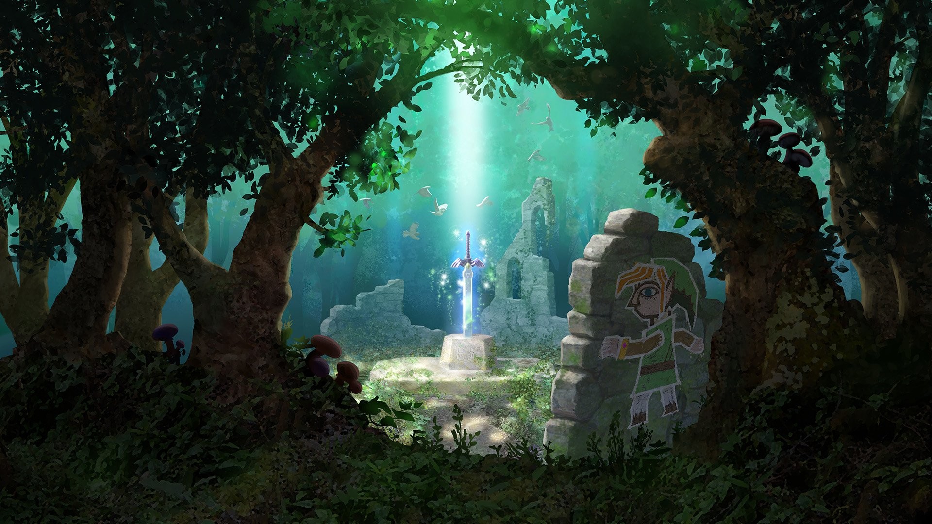 1920x1080 The Legend Of Zelda: A Link Between Worlds HD Wallpapers