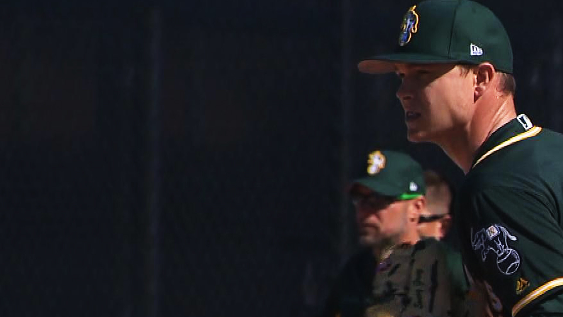 1920x1080 A's Sonny Gray, Sean Manaea get in bullpen work at spring training | NBCS  Bay Area
