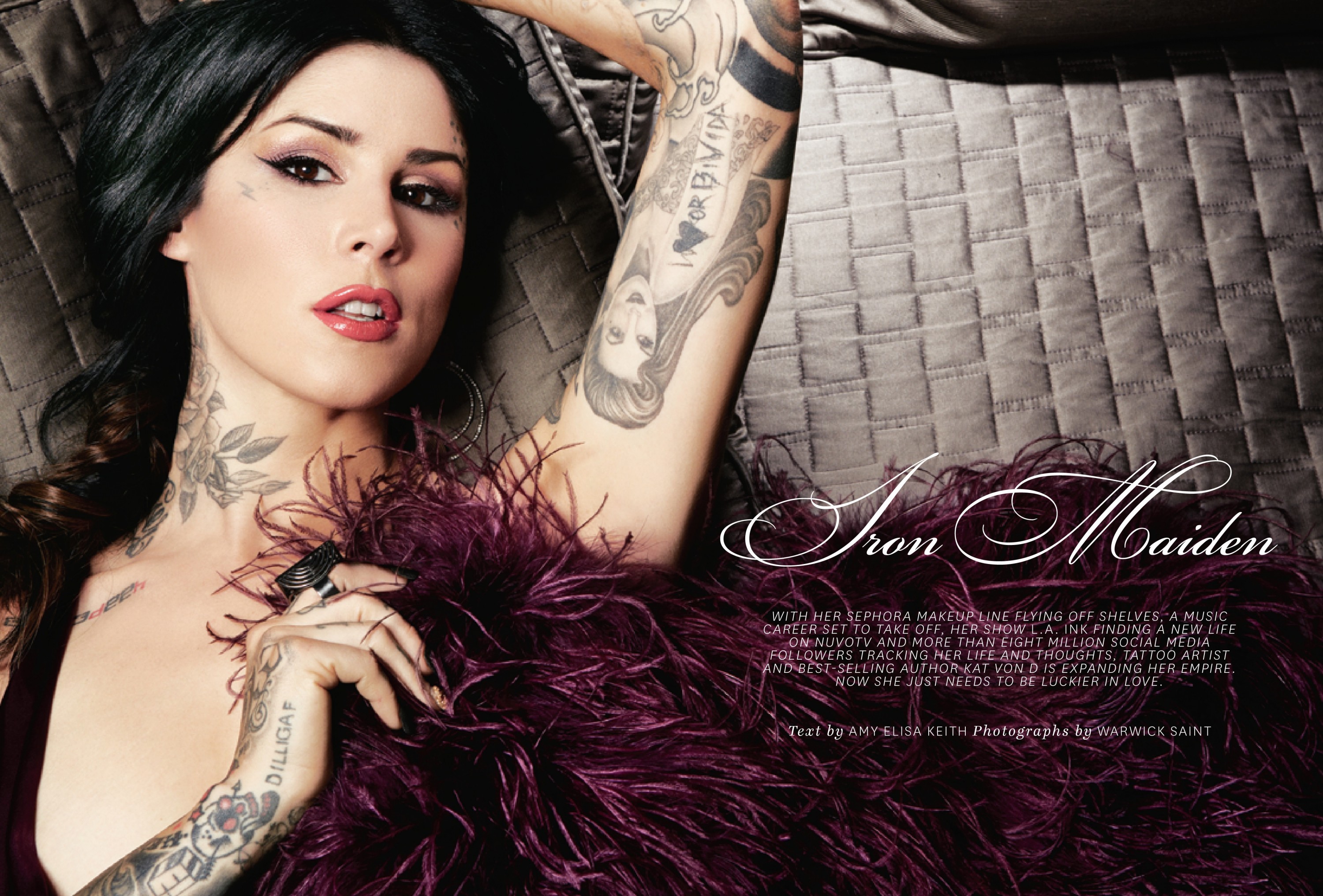 3000x2032 Kat Von D: Latina Magazine -03 - Full Size