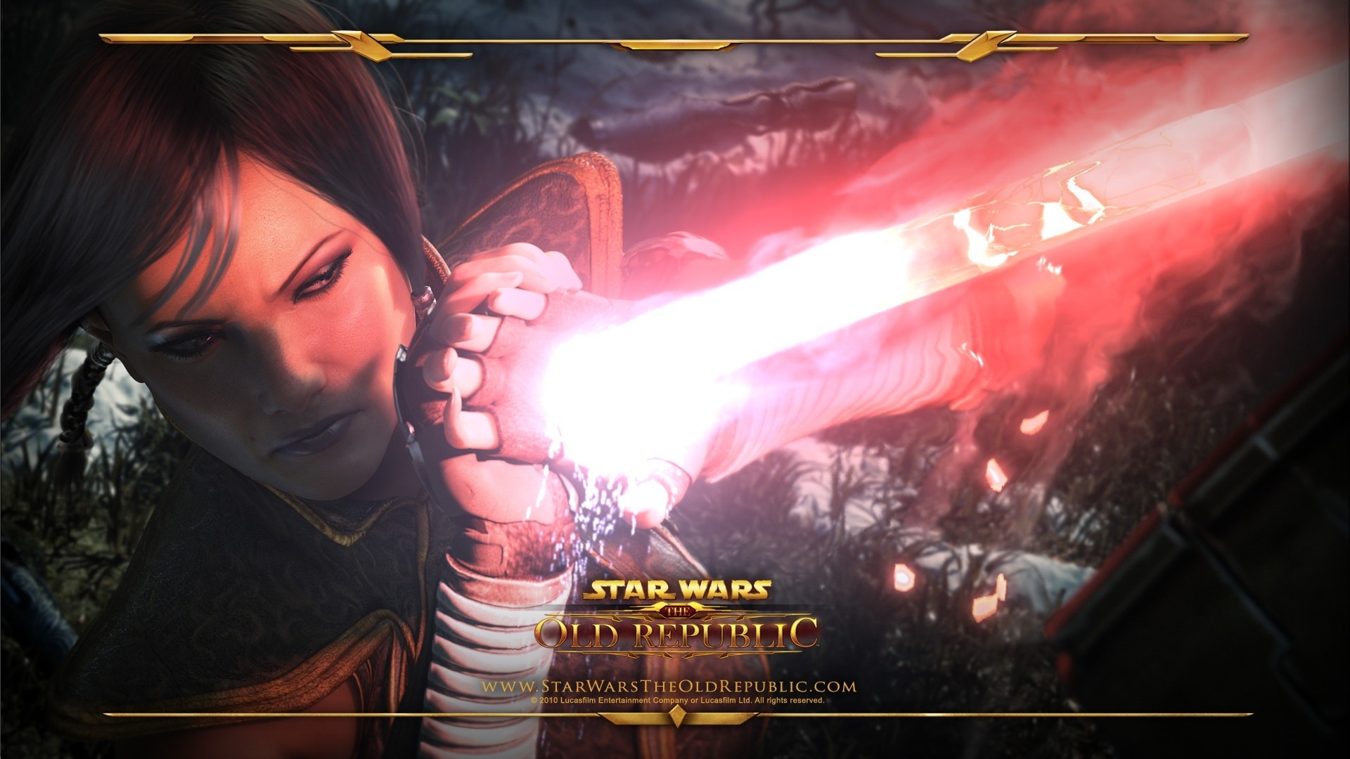 1920x1080 Wallpaper Star wars the old republic, Girl, Magic, Look, Hands HD, Picture,  Image