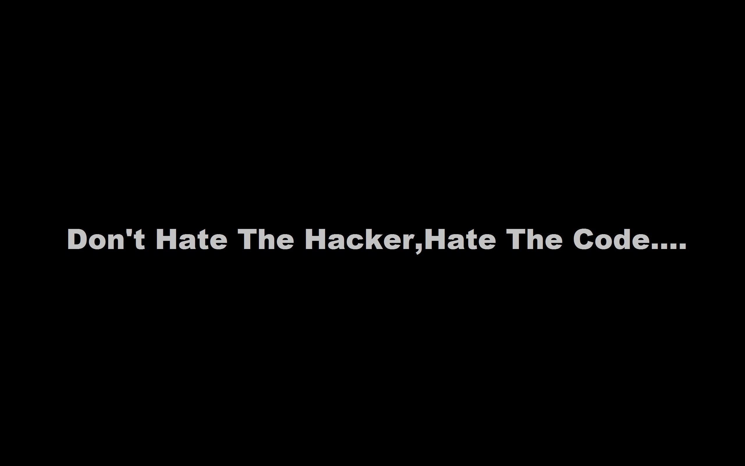2560x1600 Text quotes code hackers black background wallpaper