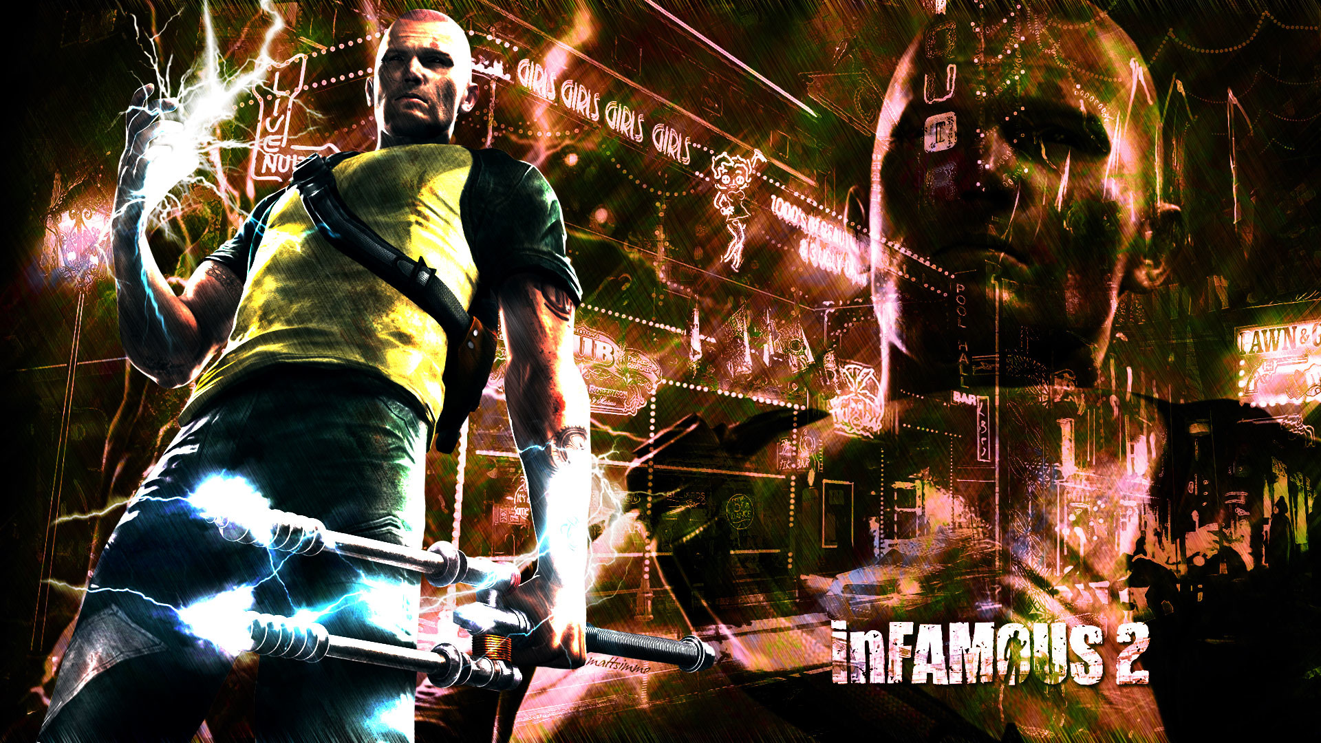 1920x1080 Video Game - inFAMOUS Wallpaper