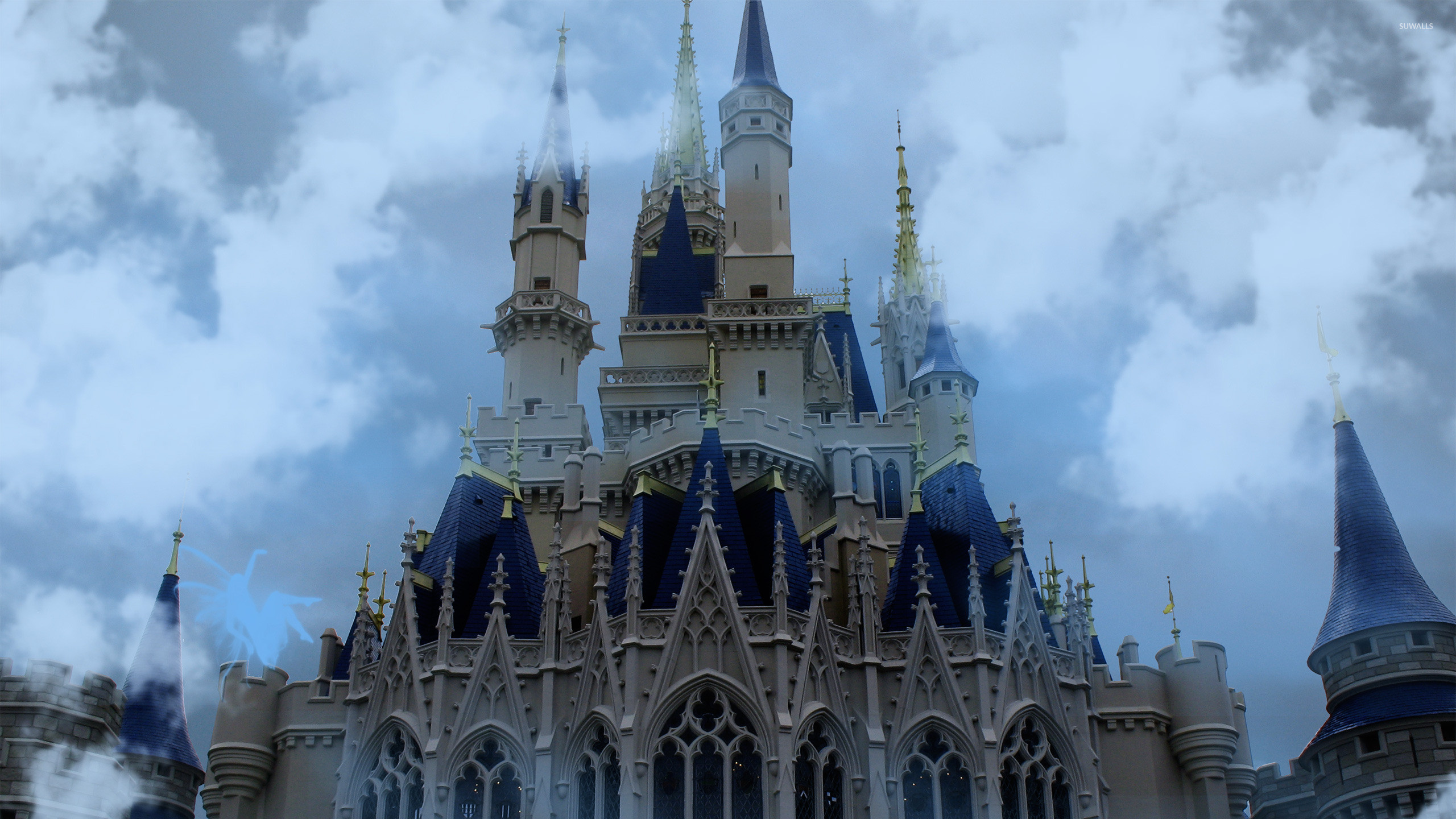 2560x1440 Cinderella Castle, Disneyland wallpaper  jpg