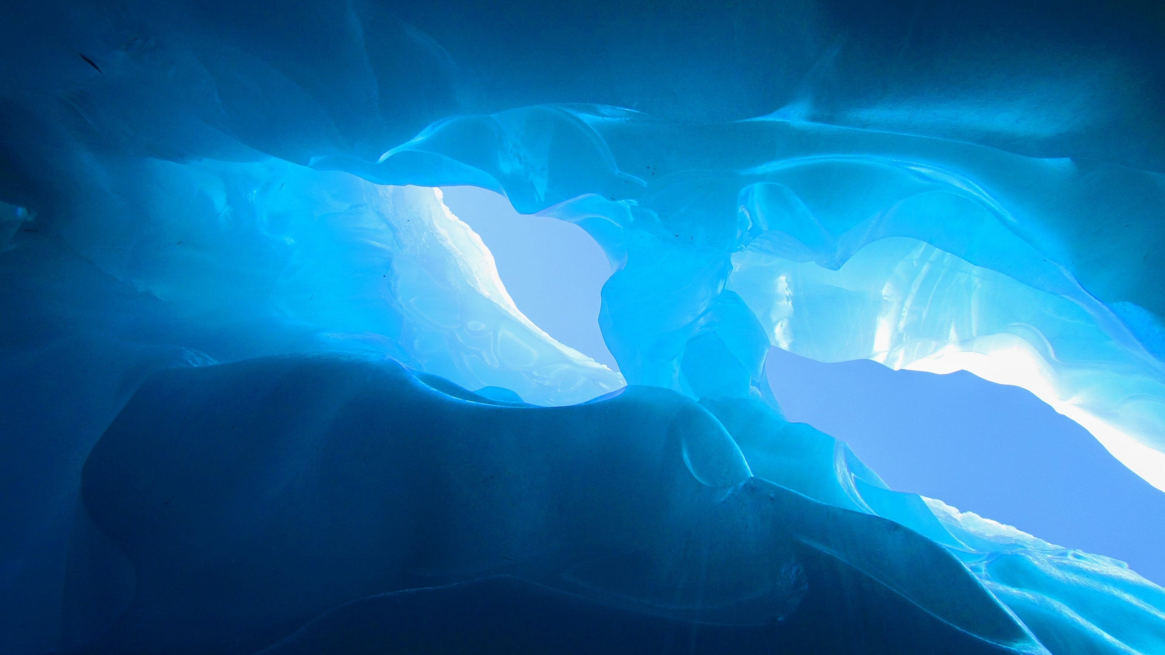 3840x2160 #4k ice cave ()