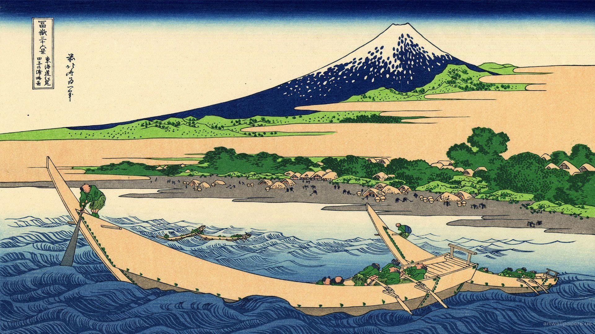 1920x1080 ... The Great Wave Off Kanagawa Wallpaper 51 Free Download