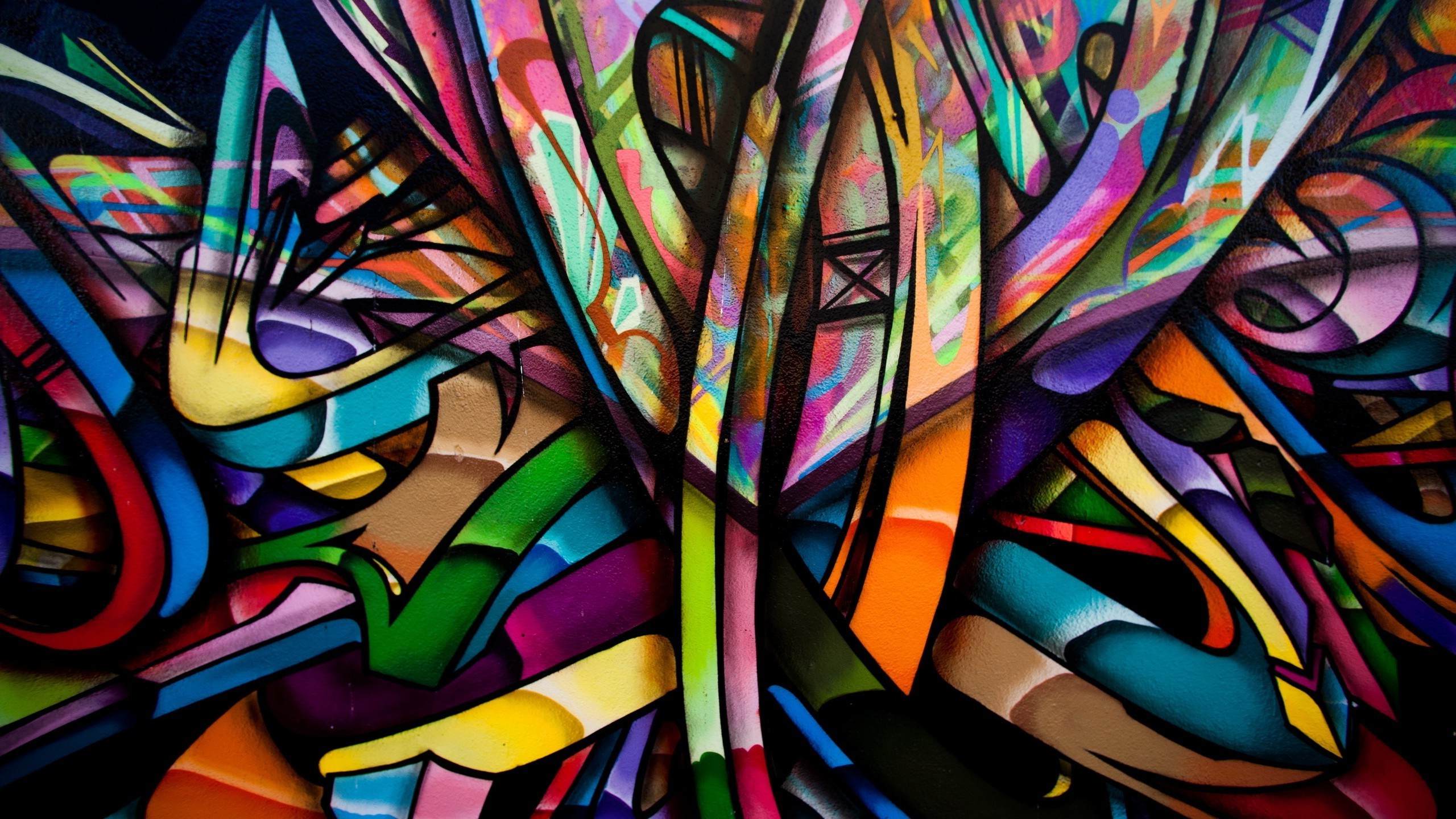 2560x1440 abstract, Colorful, Graffiti, Walls, Artwork, Painting Wallpapers HD /  Desktop and Mobile Backgrounds