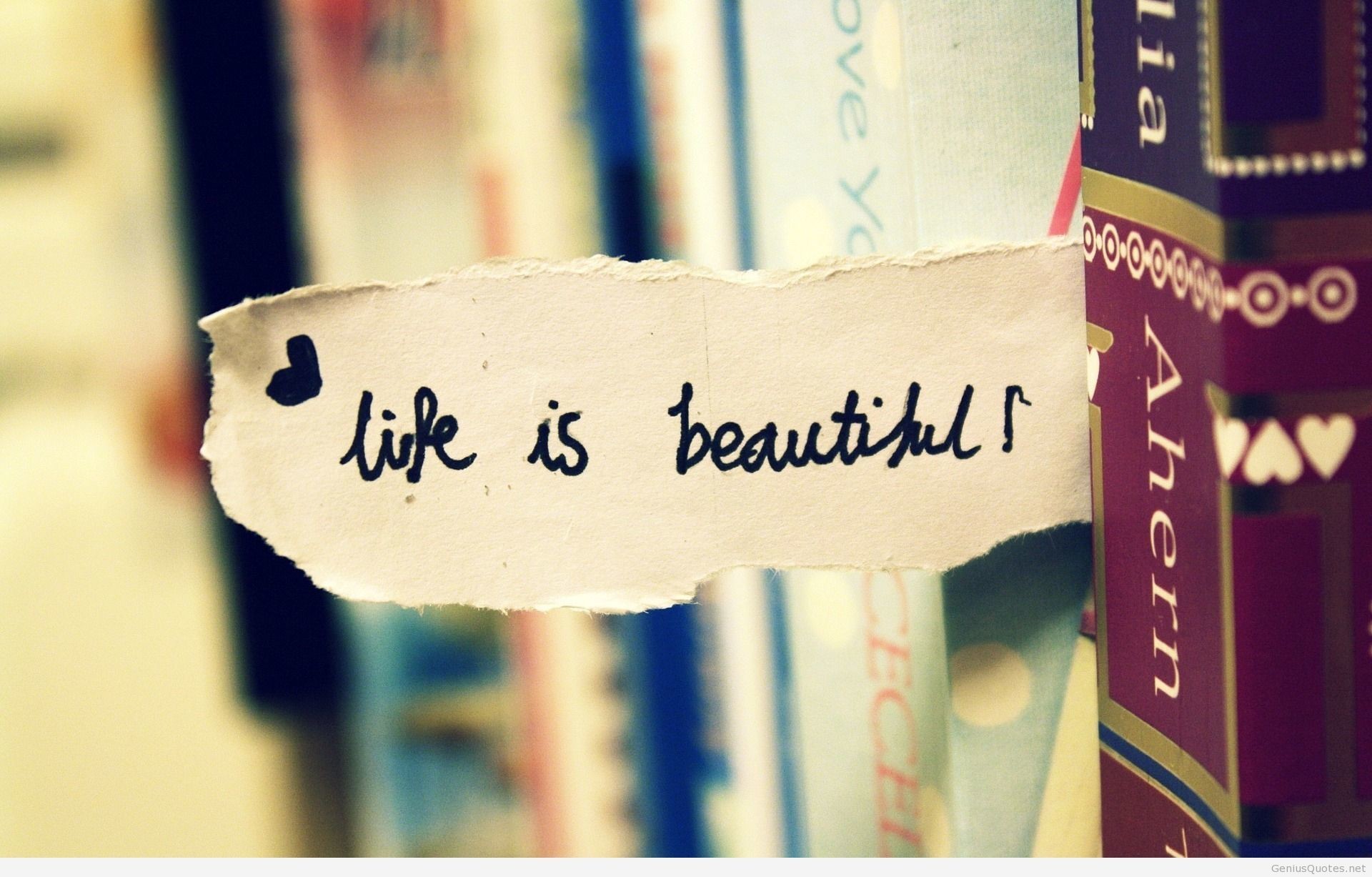 1920x1227 Life is beautiful Wallpaper quote