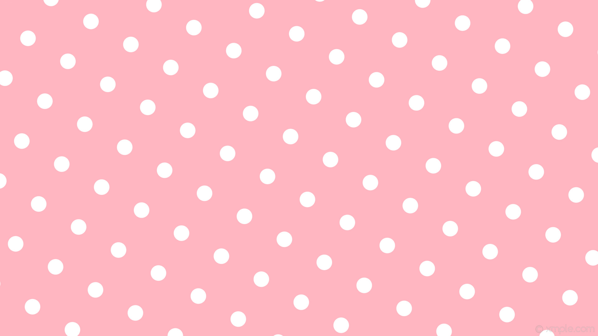 1920x1080 wallpaper pink polka dots spots white light pink #ffb6c1 #ffffff 60Â° 50px  148px