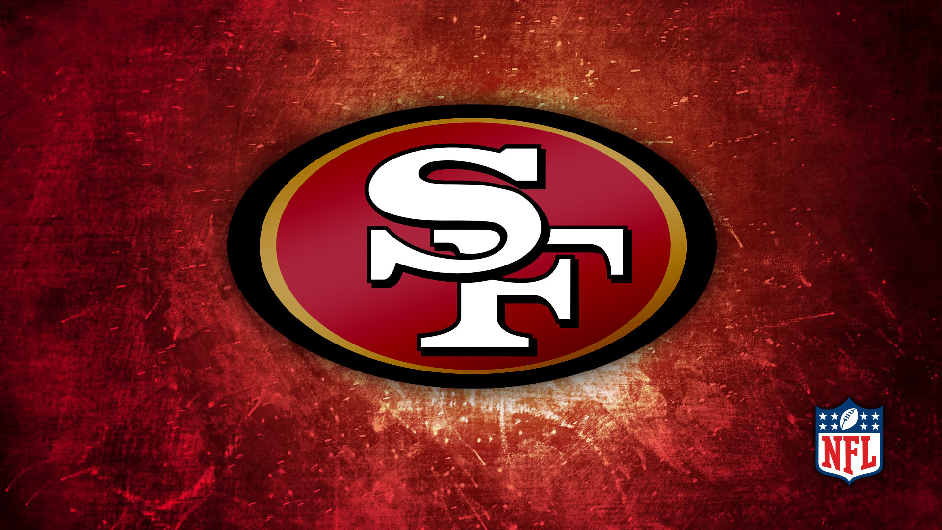 1920x1080 49ers Red & Gold Logo  HD Image Sports / NFL Football
