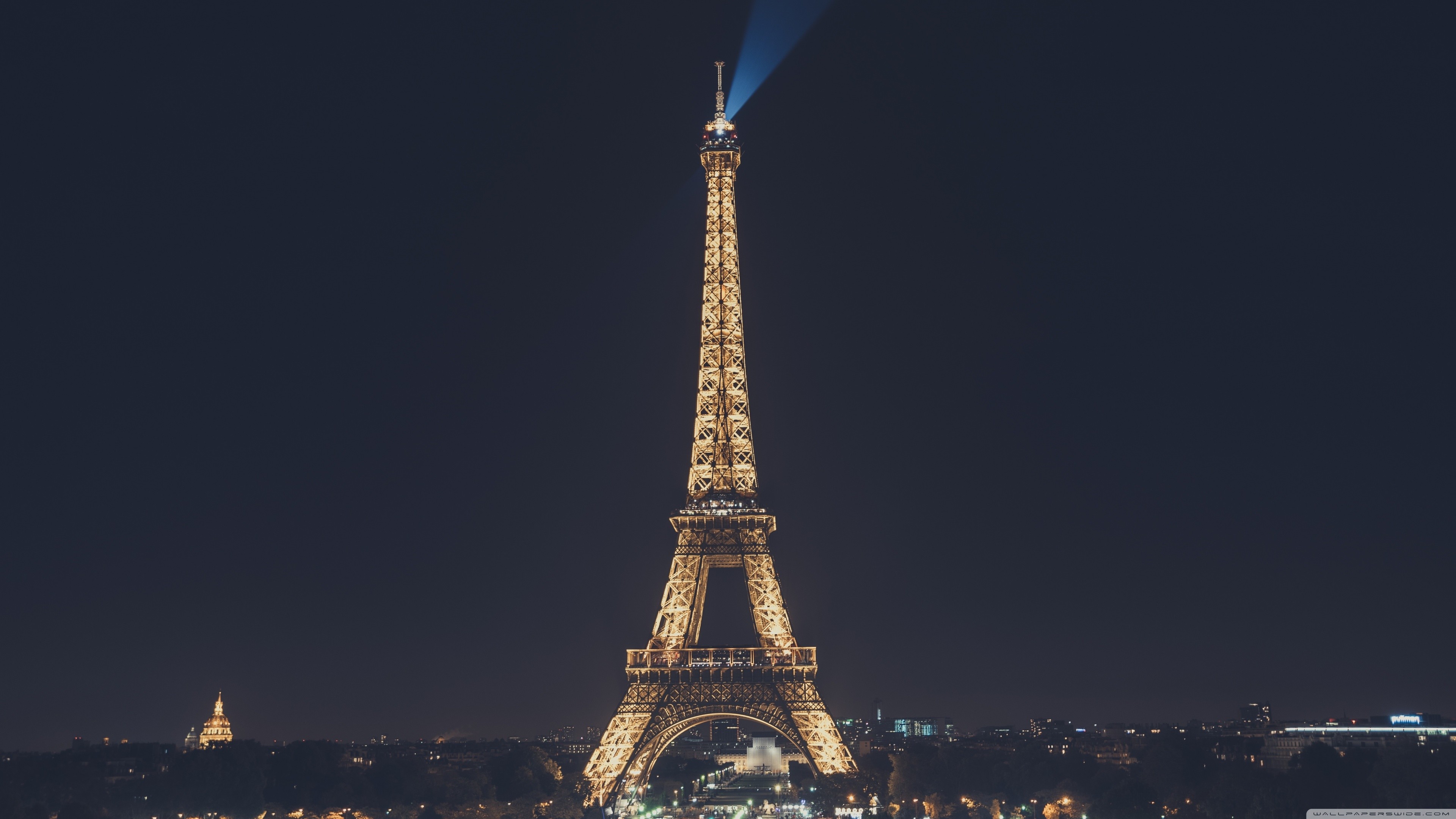 3840x2160 ... eiffel tower at night paris france hd desktop wallpaper ...