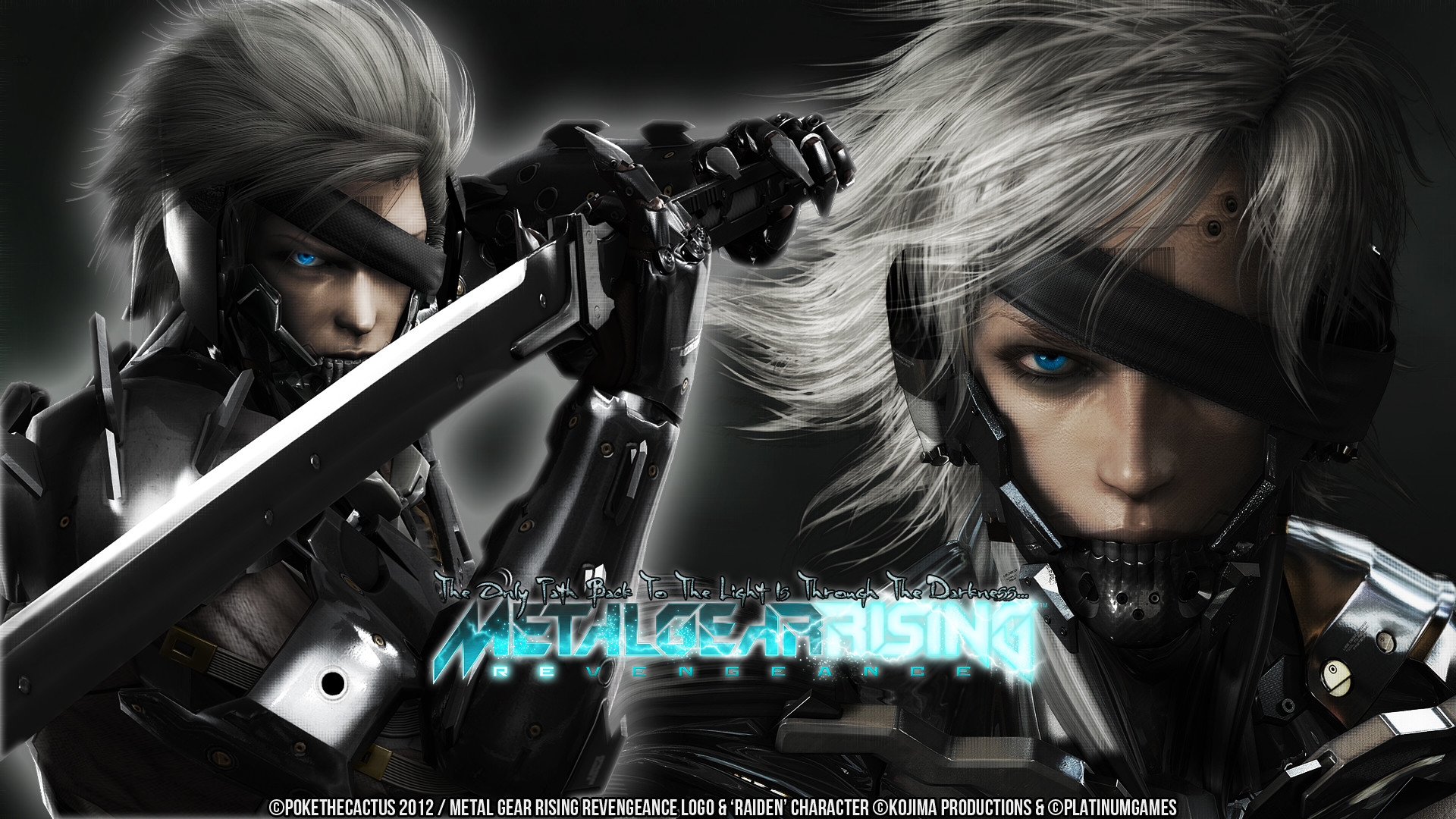 1920x1080 ... ::RAIDEN:: Metal Gear Rising Wallpaper by PokeTheCactus