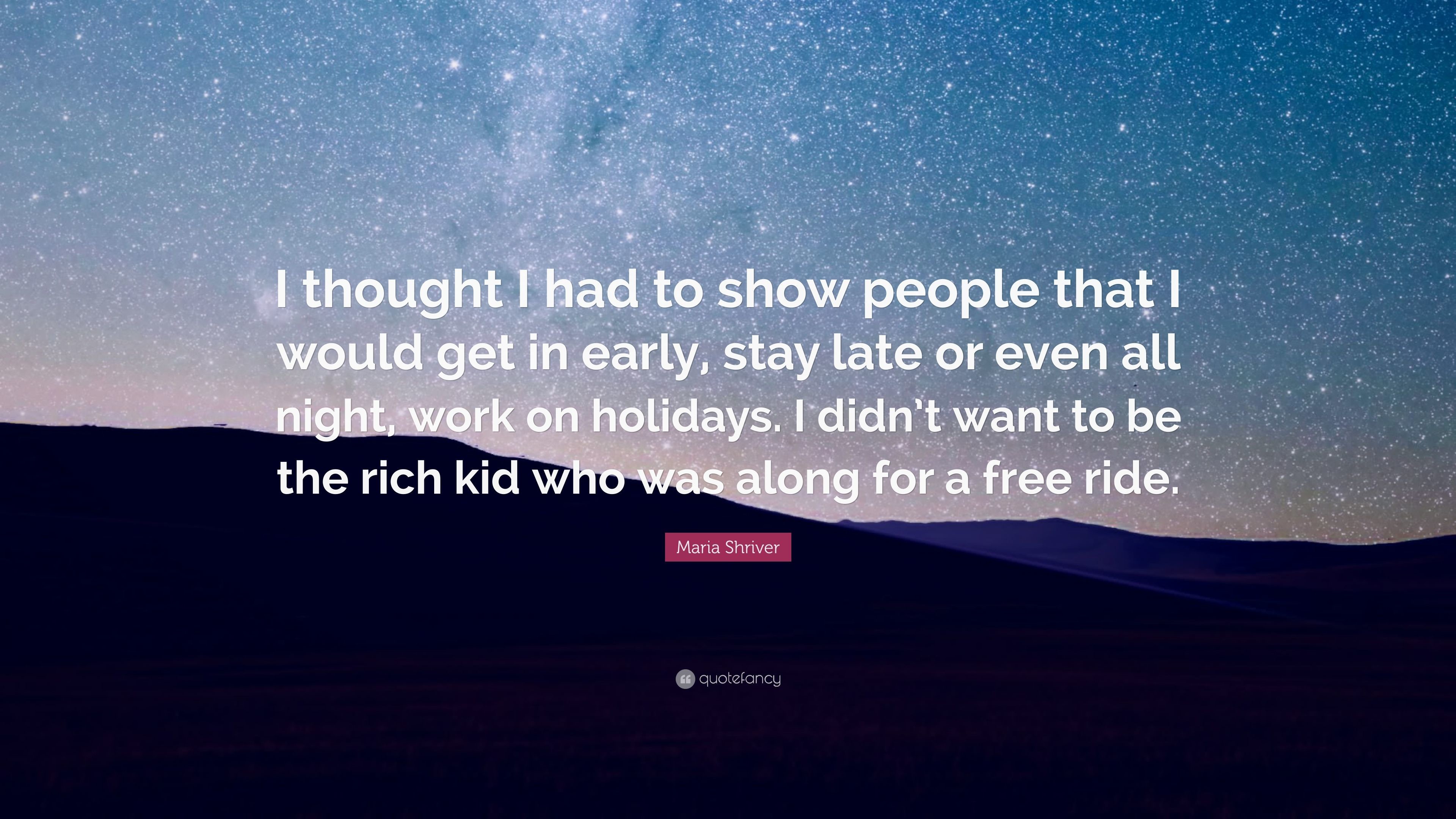 3840x2160 Maria Shriver Quote: “I thought I had to show people that I would get