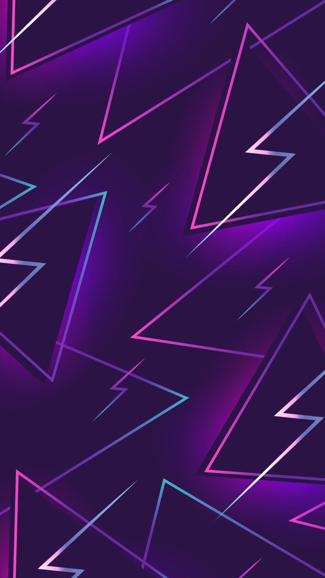1080x1920 80s purple lightning