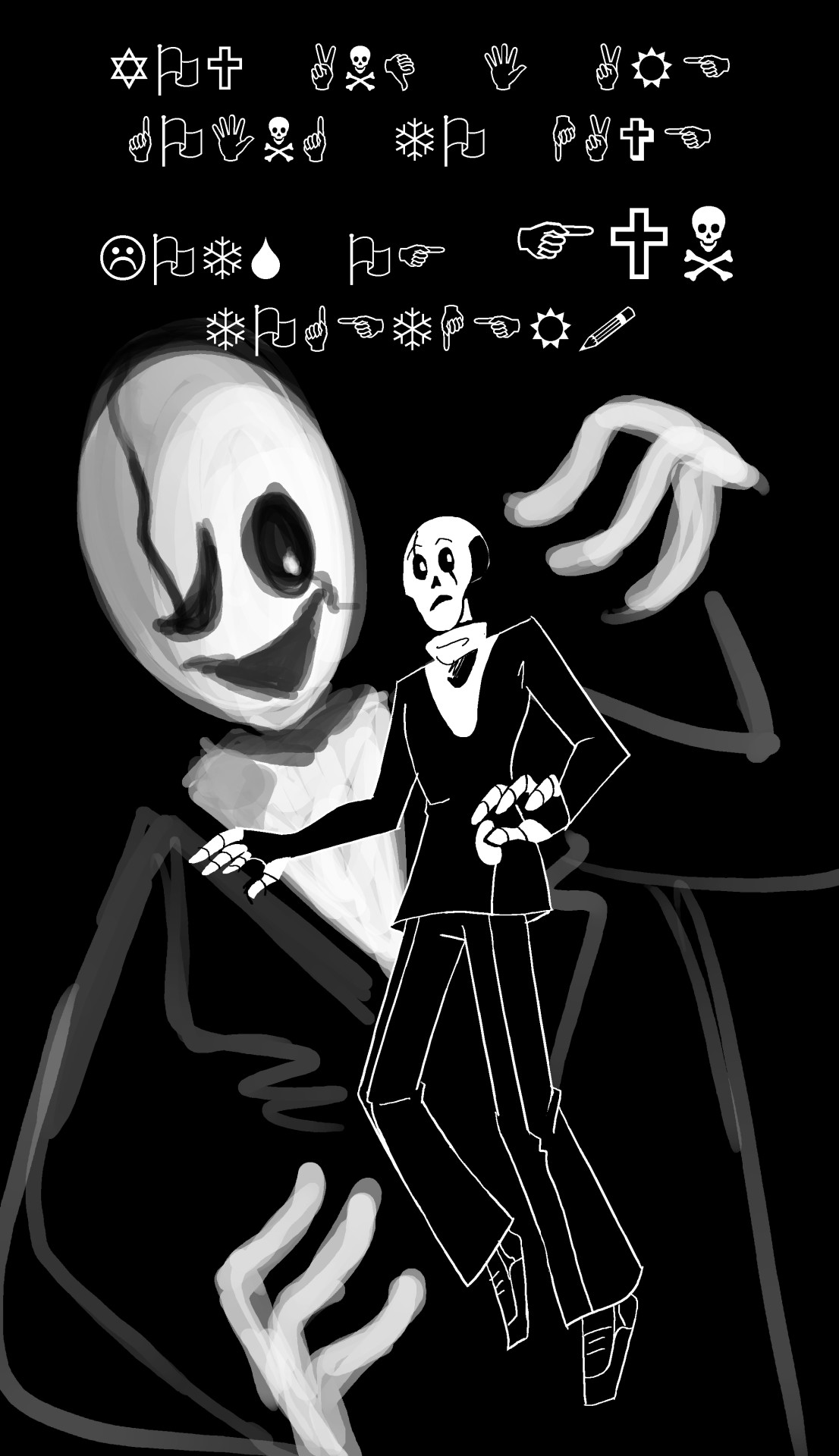 1106x1920 But Nobody Came — doctor-wing-ding-gaster .