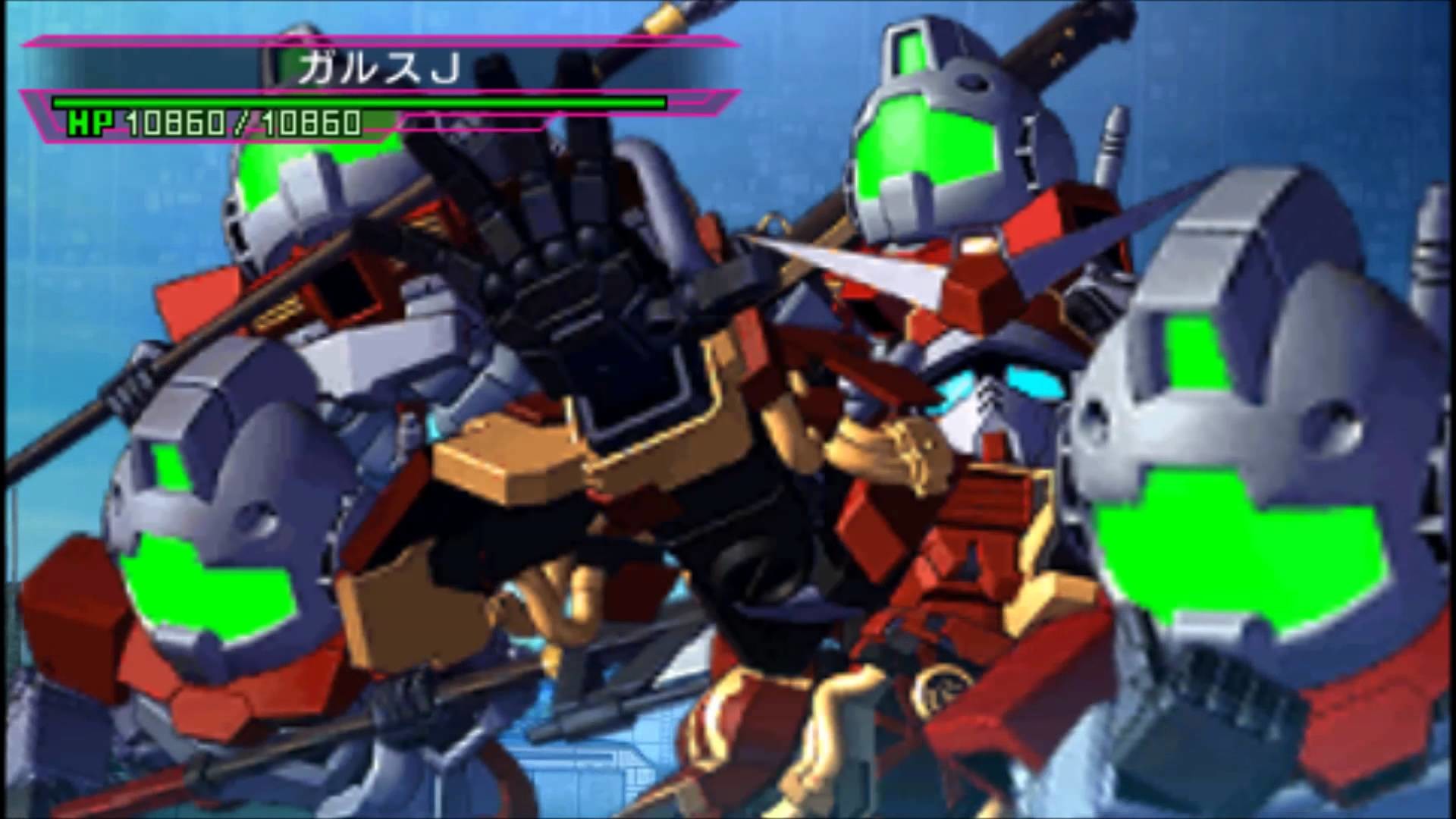 1920x1080 SD Gundam G-Generation Over World:Musha Gundam All Attacks.