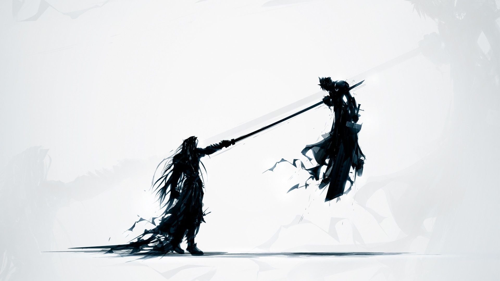 1920x1080 Cloud Strife and Sephiroth - Final Fantasy HD Wallpaper 