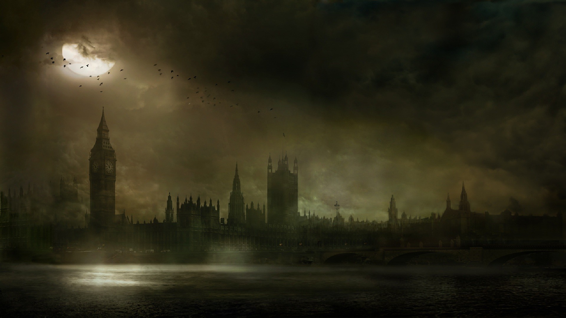 1920x1080 The-Testament-Of-Sherlock-Holmes-London-Night-Bridge-River-Thames-wallpaper-wp60013643  - live wallpaper HD Desktop Wallpapers