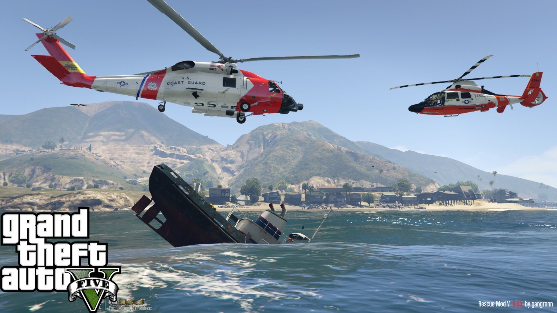 1920x1080 GTA 5 | Rescue Mod V | United States Coast Guard | HH-60J Jayhawk & HH-65  Dolphin | Failed Rescue - YouTube