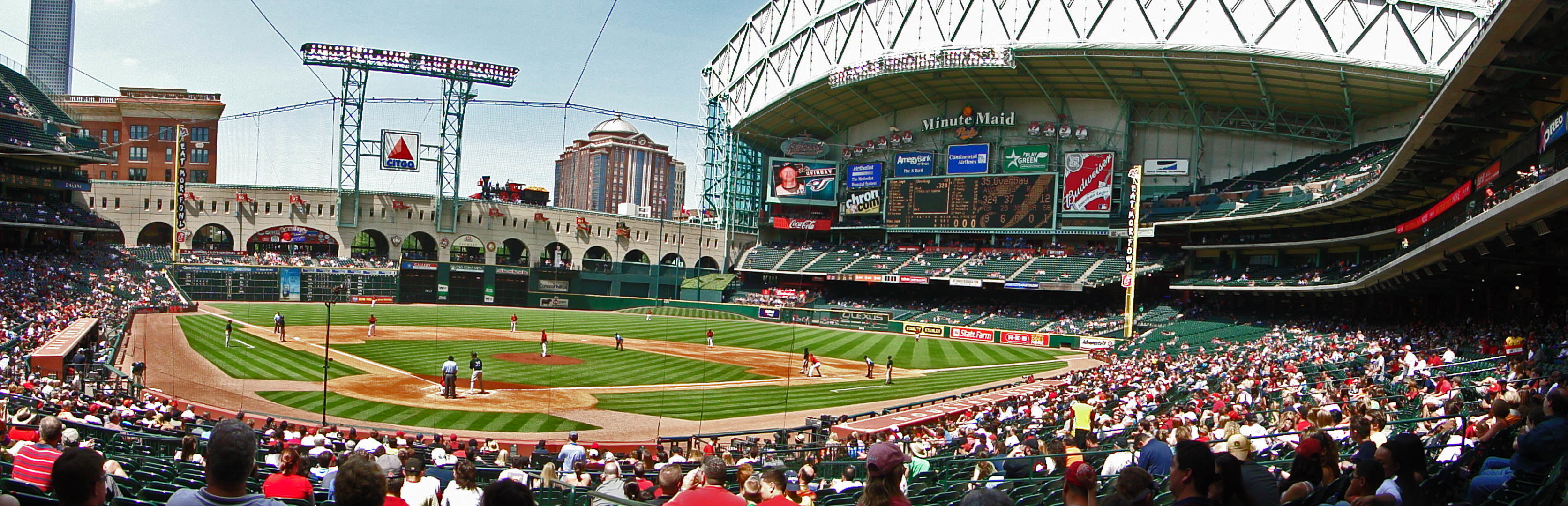 3345x1080 Night Out at Minute Maid Park