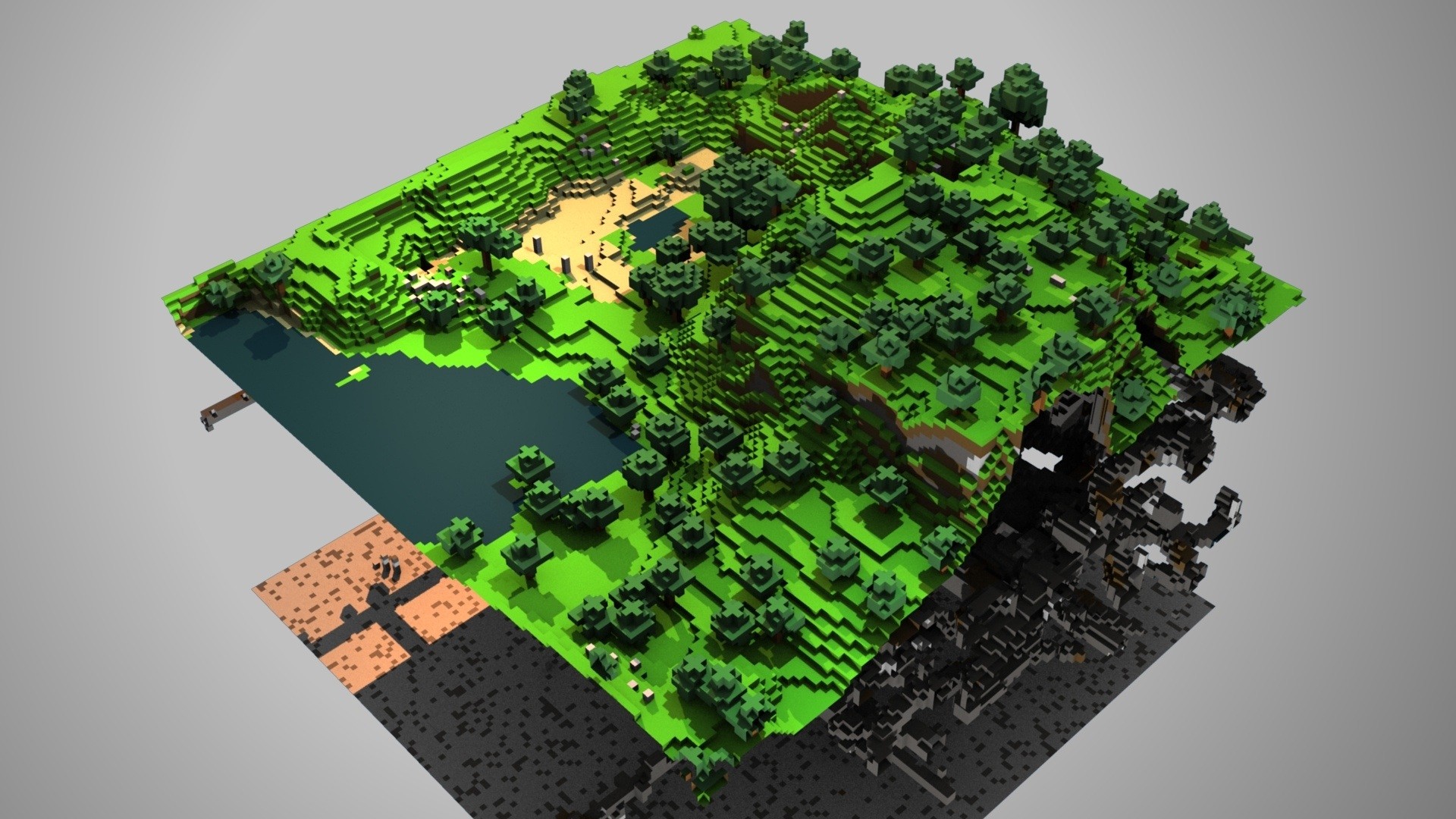 1920x1080 minecraft background trees lake hd background wallpapers free amazing cool  tablet smart phone high definition 1920Ã1080 Wallpaper HD