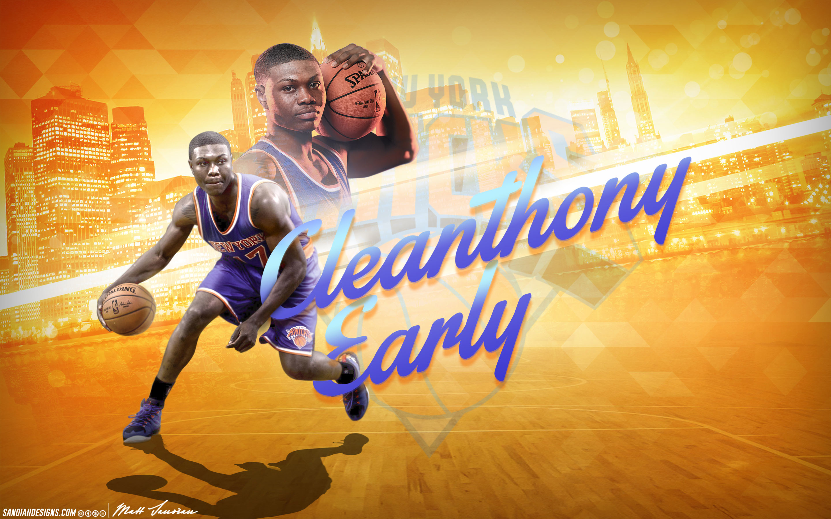 2880x1800 Cleanthony Early Knicks 2014 Wallpaper