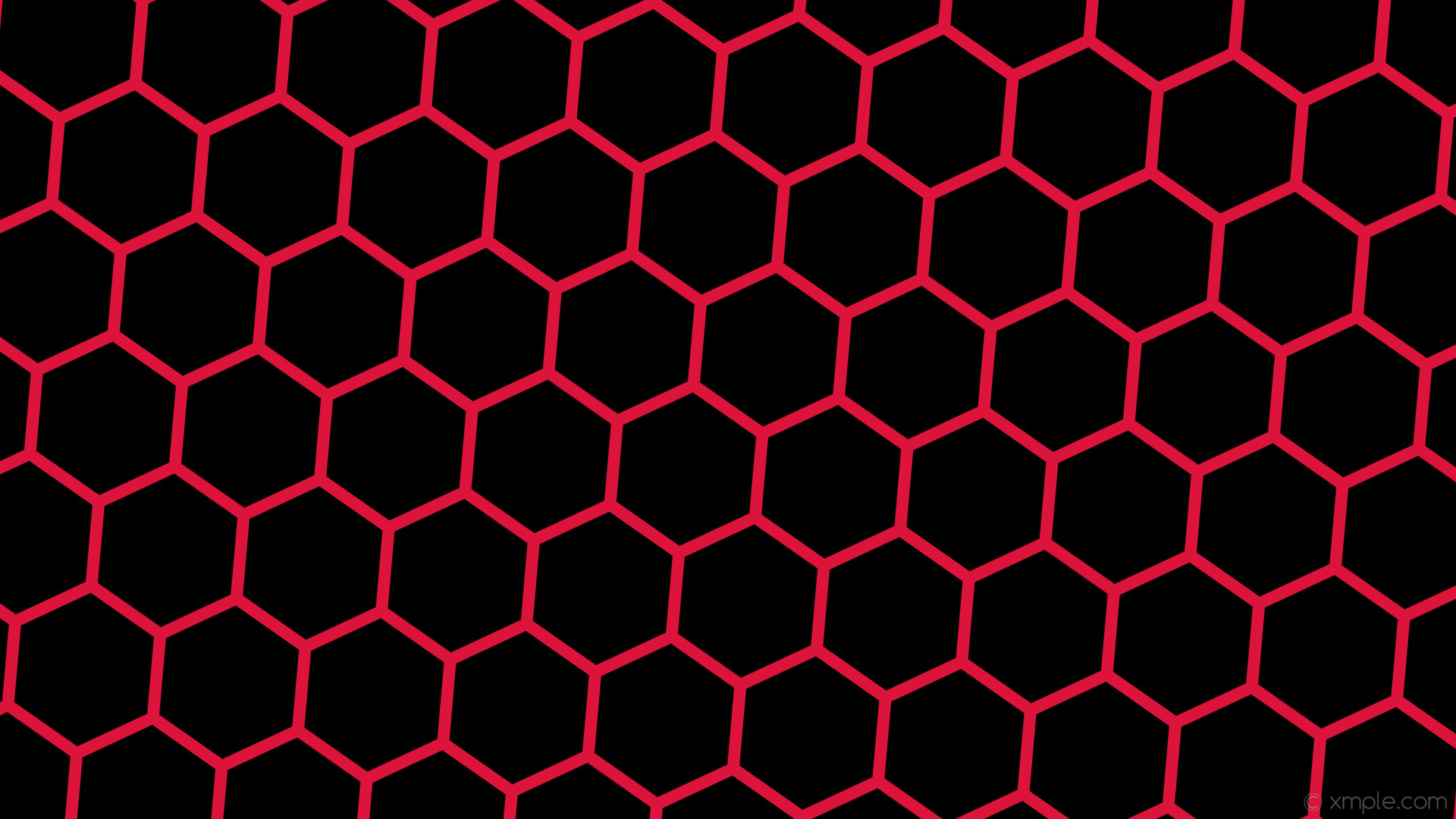1920x1080 wallpaper honeycomb red beehive hexagon black crimson #000000 #dc143c  diagonal 55Â° 16px 192px