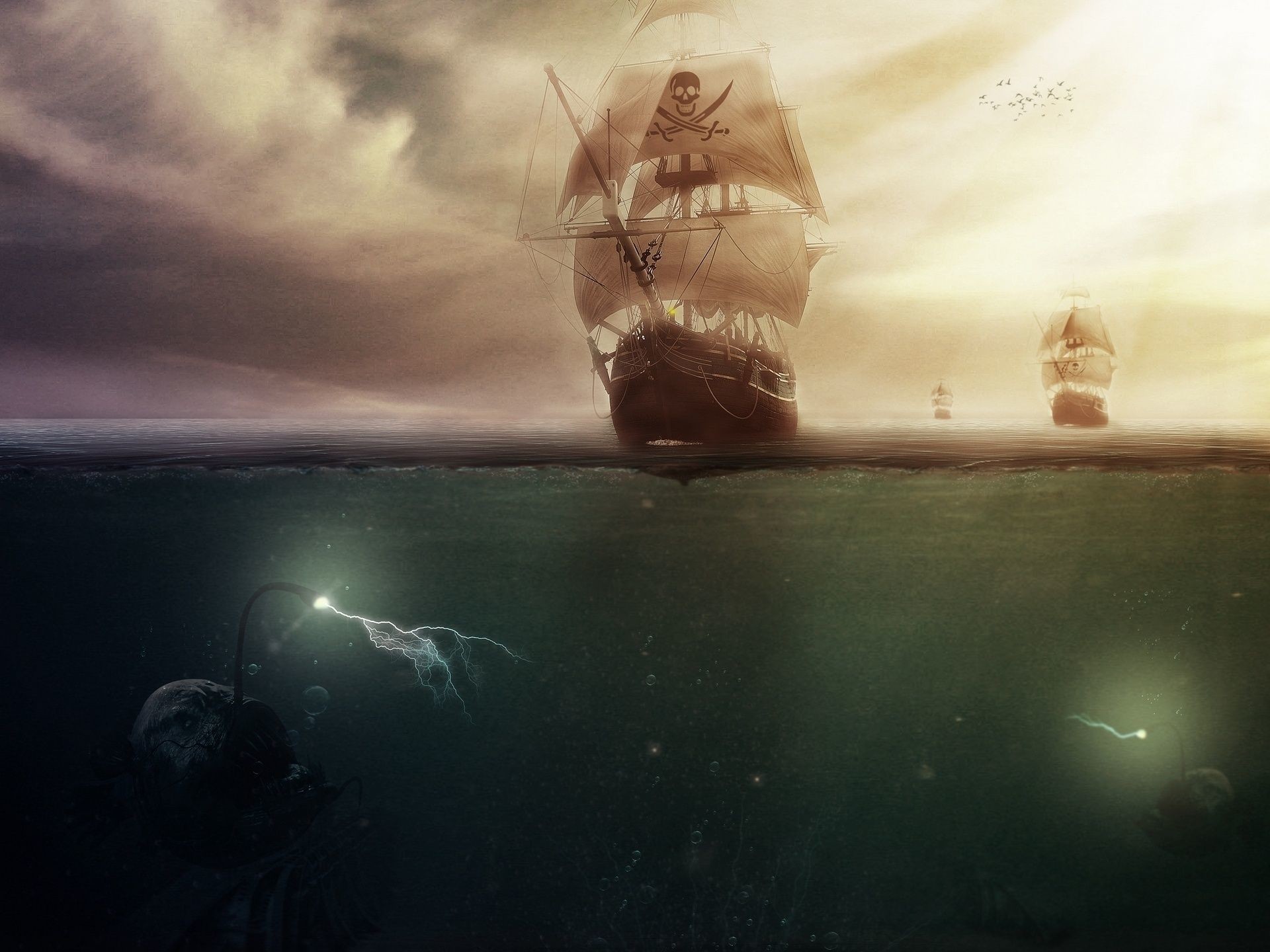 1920x1440 Pirate Ship Wallpaper For Iphone #1i9o >