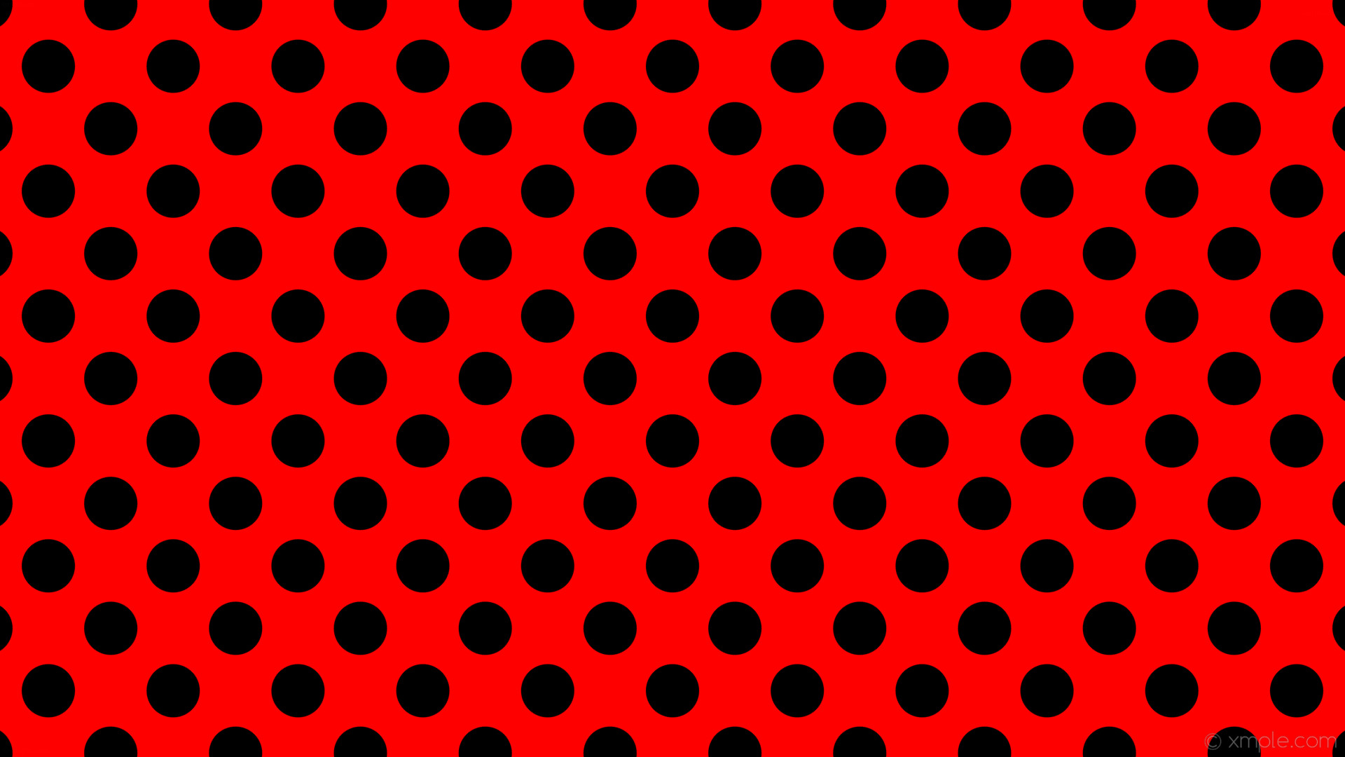 1920x1080 wallpaper red polka black spots dots #ff0000 #000000 225Â° 76px 126px