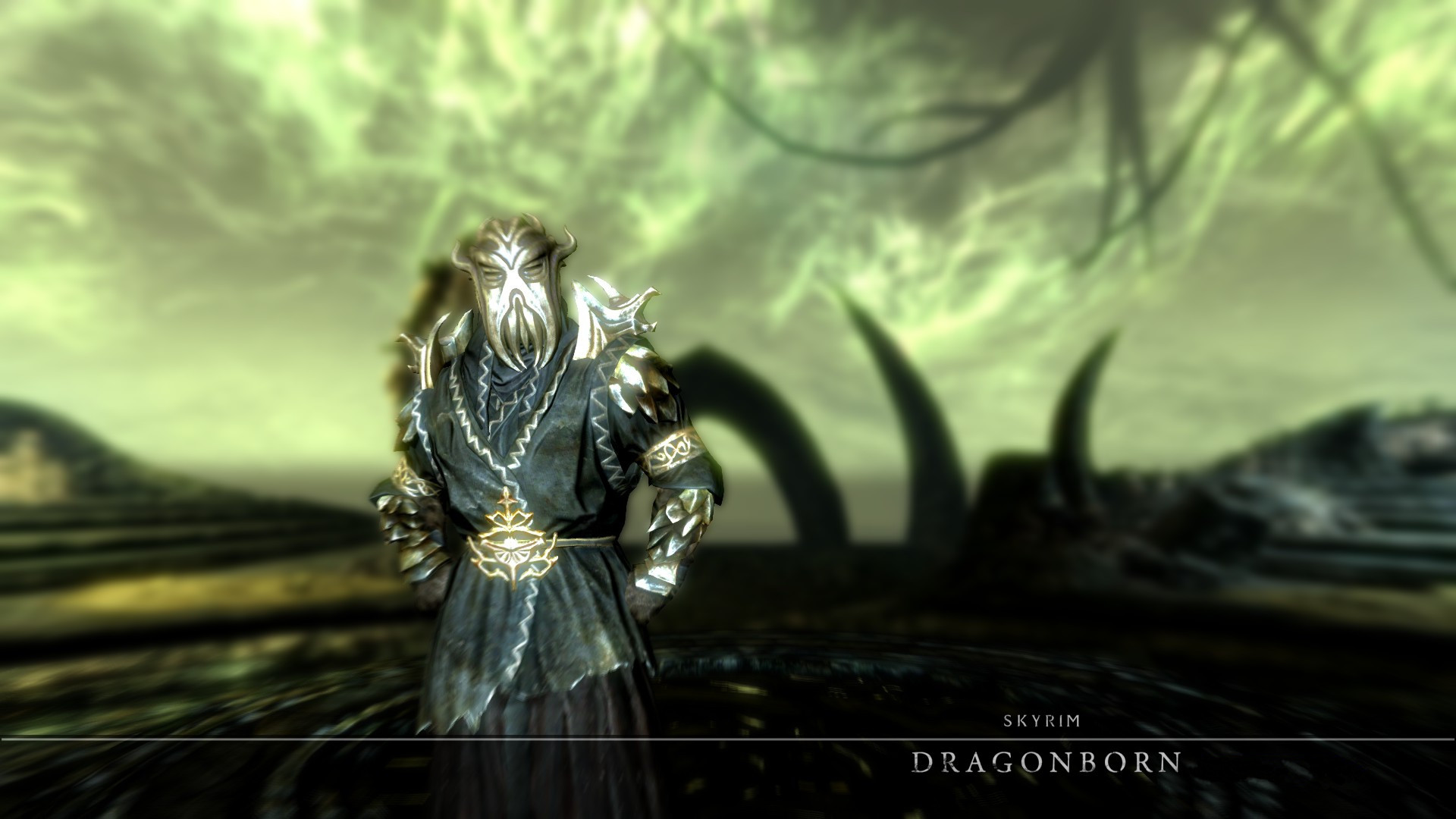 1920x1080 I tried my hand at making a wallpaper for the most recent DLC, Dragonborn.