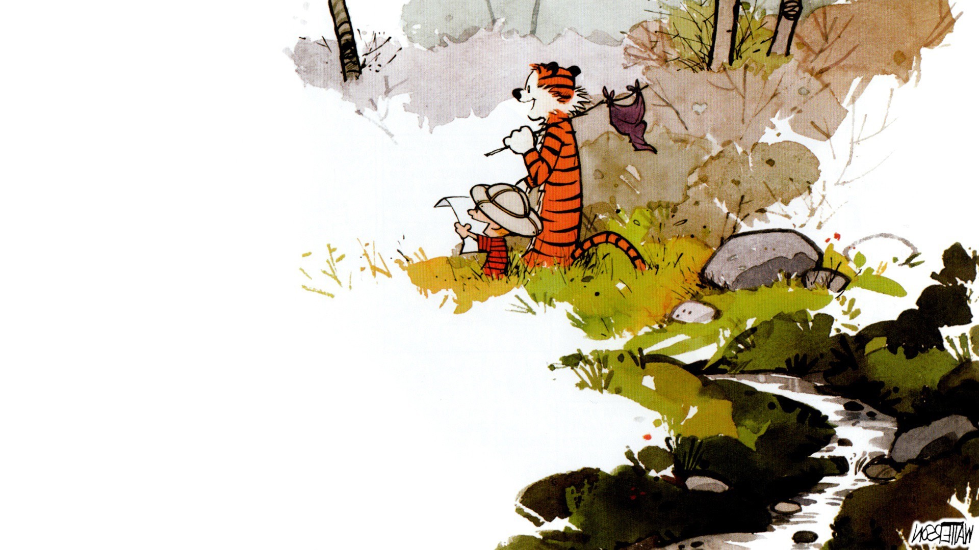 1920x1080 Calvin And Hobbes, Comics, Exploration Wallpapers HD / Desktop and Mobile  Backgrounds