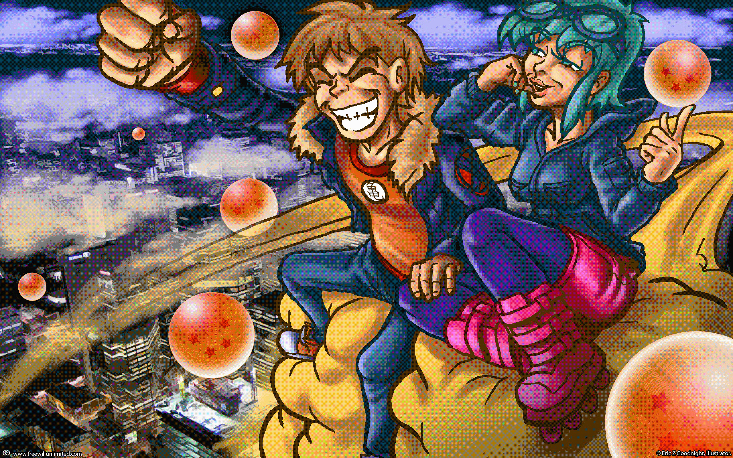 2560x1600 You can download “Scott Pilgrim vs Dragonball” as a wallpaper appropriate  size of 2560 x 1600.