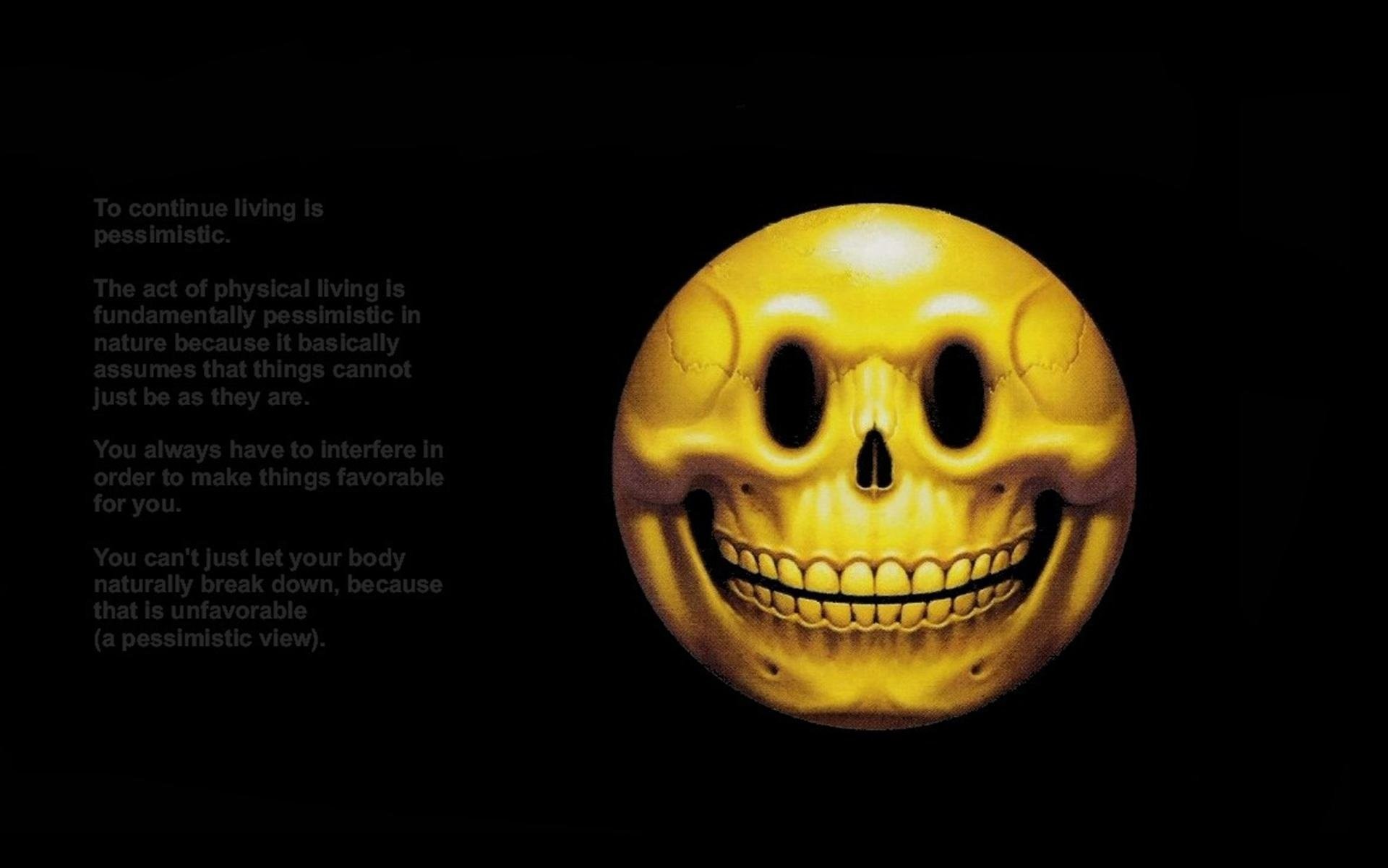 1920x1200 Scary Smiley Face