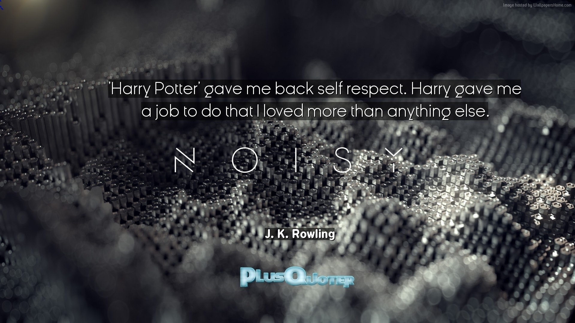 1920x1080 inspirational jk rowling quotes - harry potter u0027 gave me back self  respect harry gave me a job to do